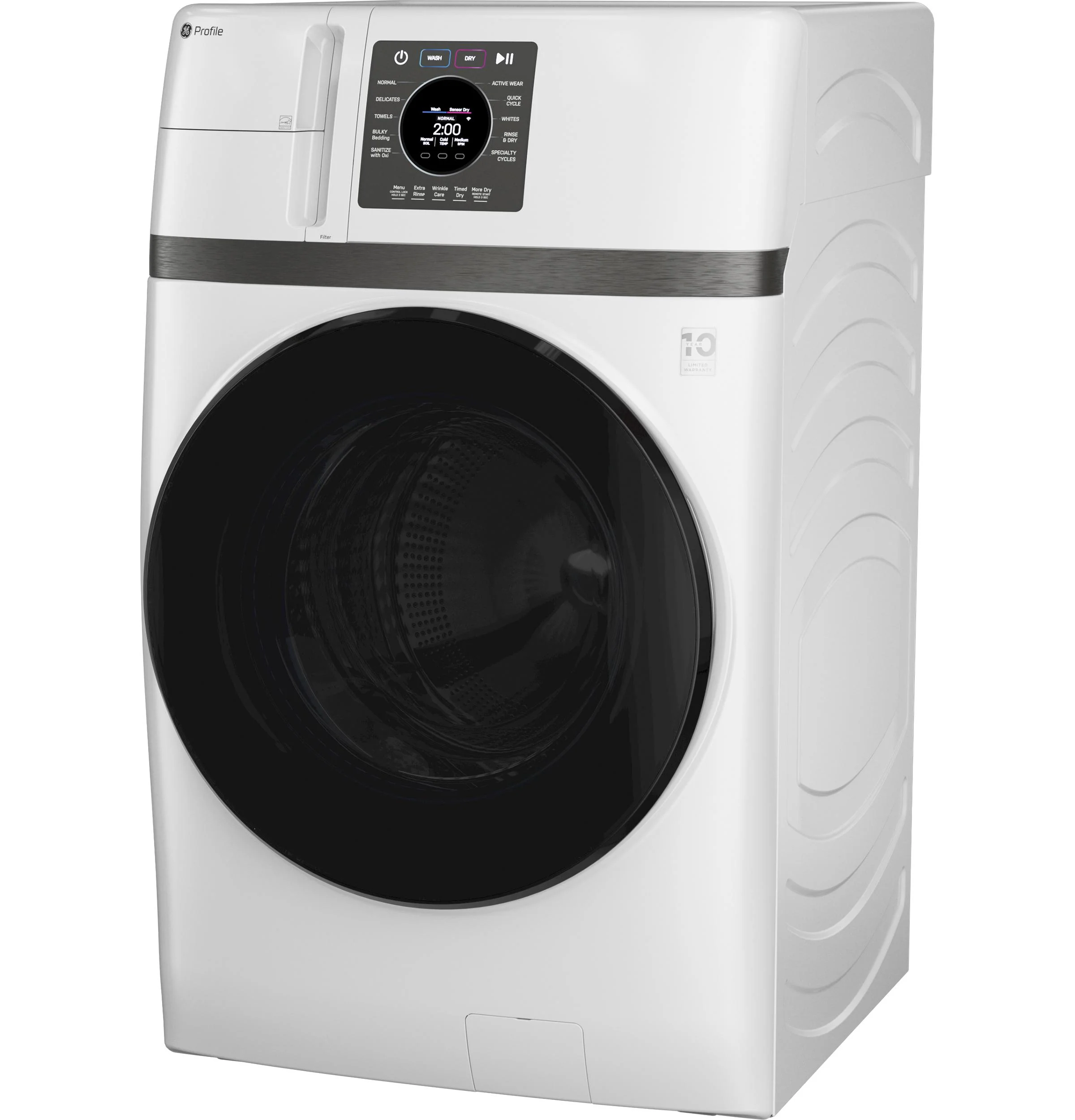 PFQ83HSSWWW GE Profile™ ENERGY STAR® 4.6 cu. ft. Capacity UltraFast Combo with Ventless Inverter Heat Pump Technology Washer/Dryer - Image 4