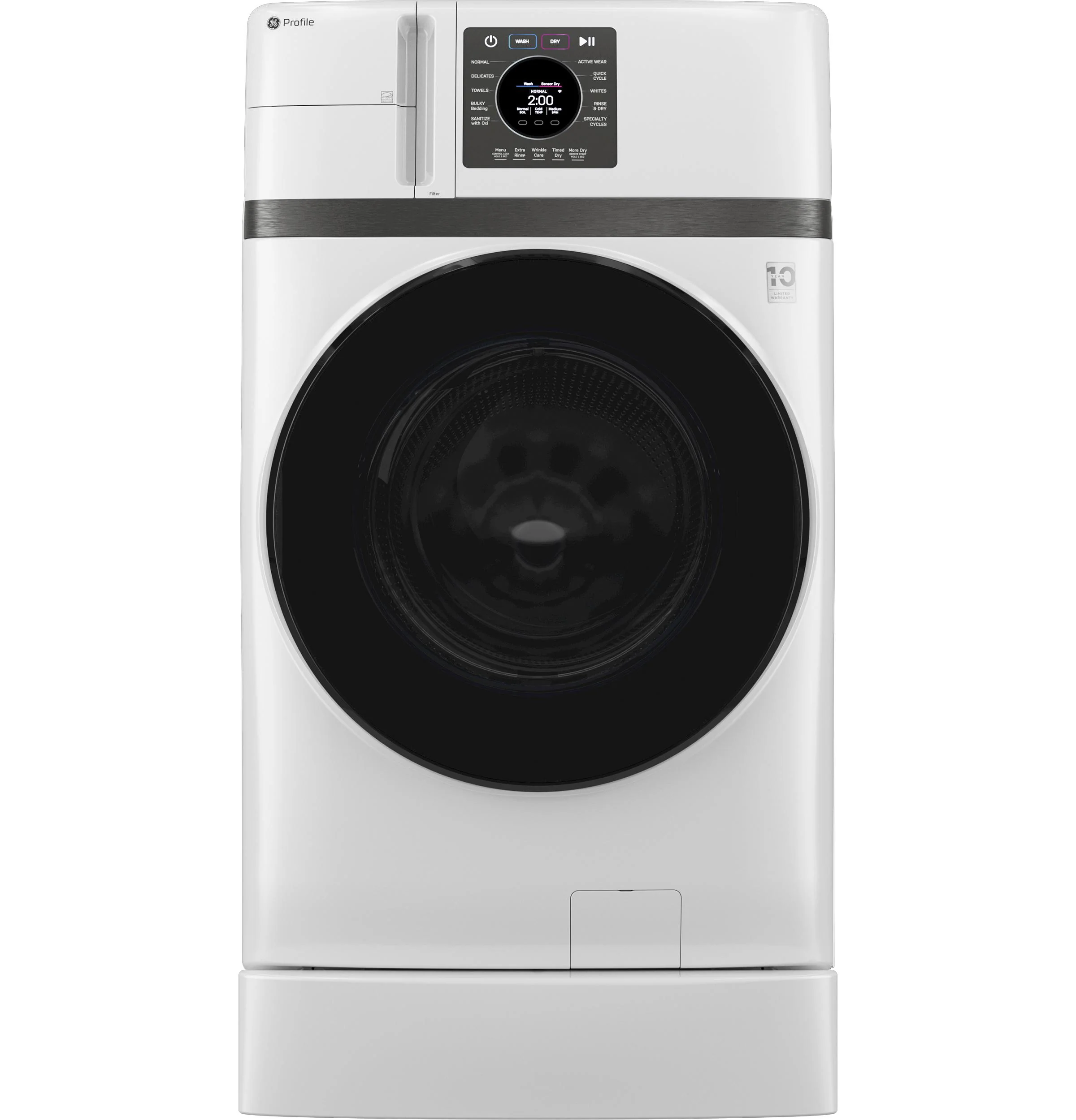PFQ83HSSWWW GE Profile™ ENERGY STAR® 4.6 cu. ft. Capacity UltraFast Combo with Ventless Inverter Heat Pump Technology Washer/Dryer - Image 6