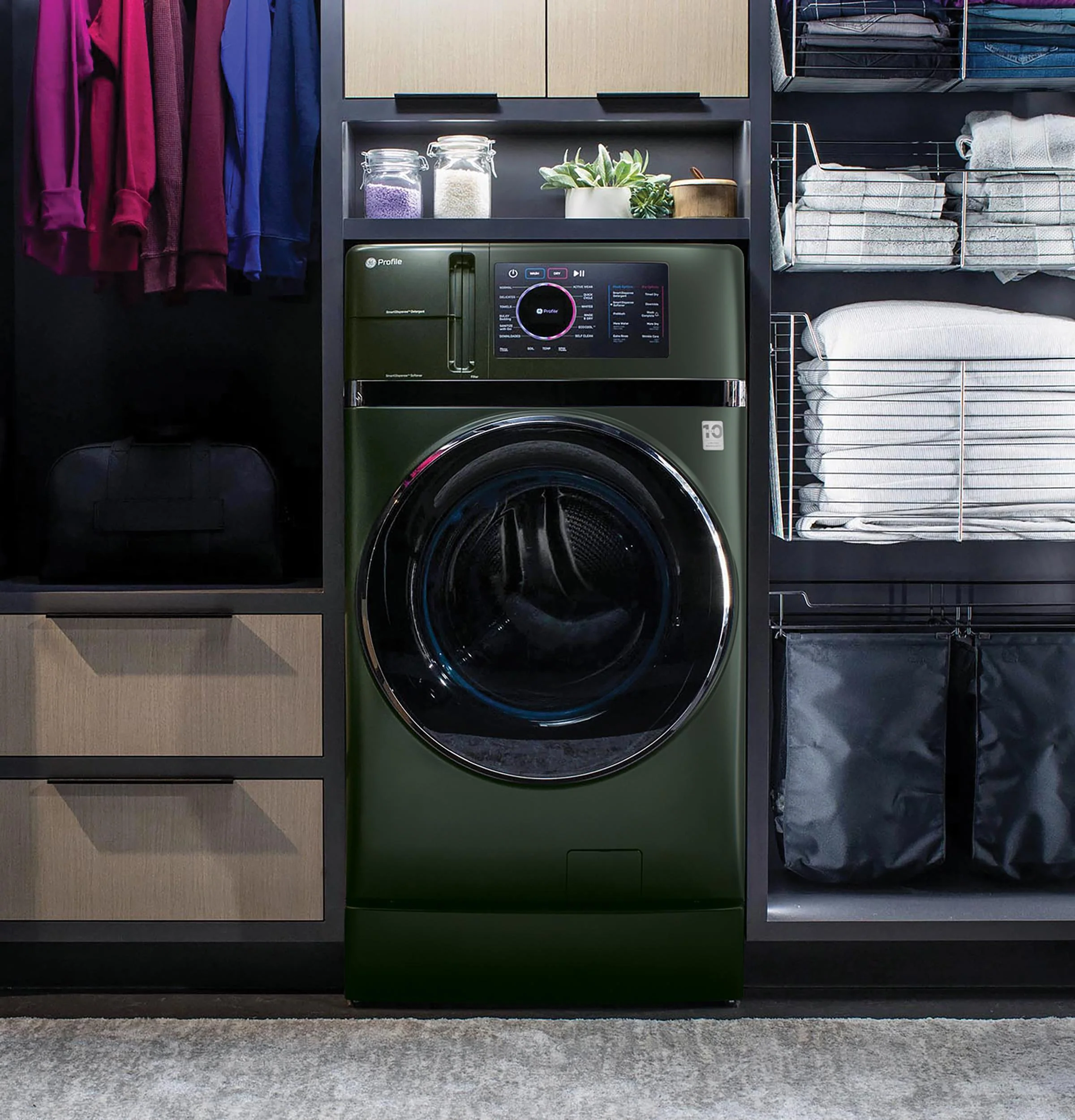 PFQ97HSPVGN GE Profile™ ENERGY STAR® 4.8 cu. ft. Capacity UltraFast Combo with Ventless Inverter Heat Pump Technology Washer/Dryer - Image 18