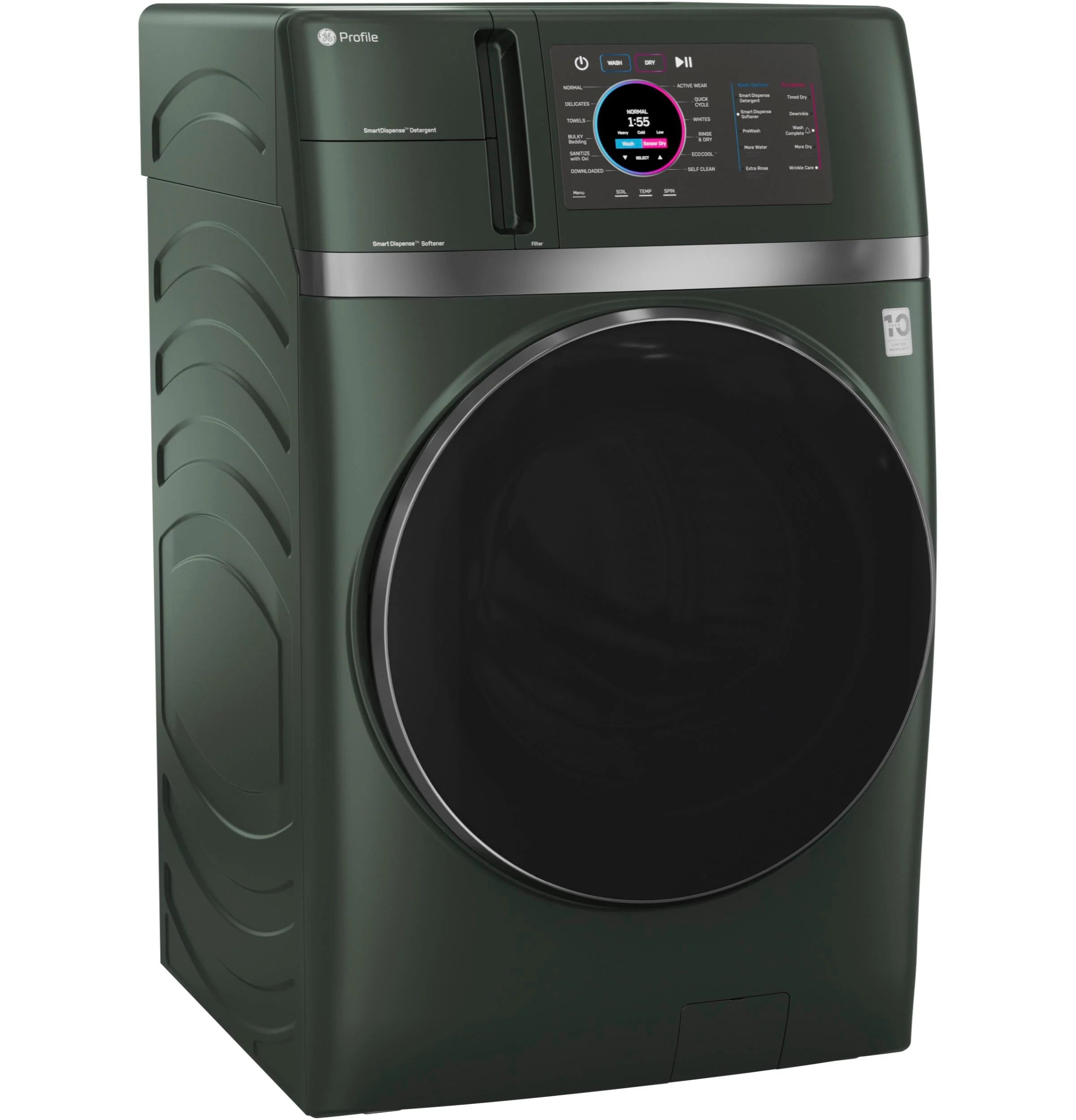 PFQ97HSPVGN GE Profile™ ENERGY STAR® 4.8 cu. ft. Capacity UltraFast Combo with Ventless Inverter Heat Pump Technology Washer/Dryer - Image 6