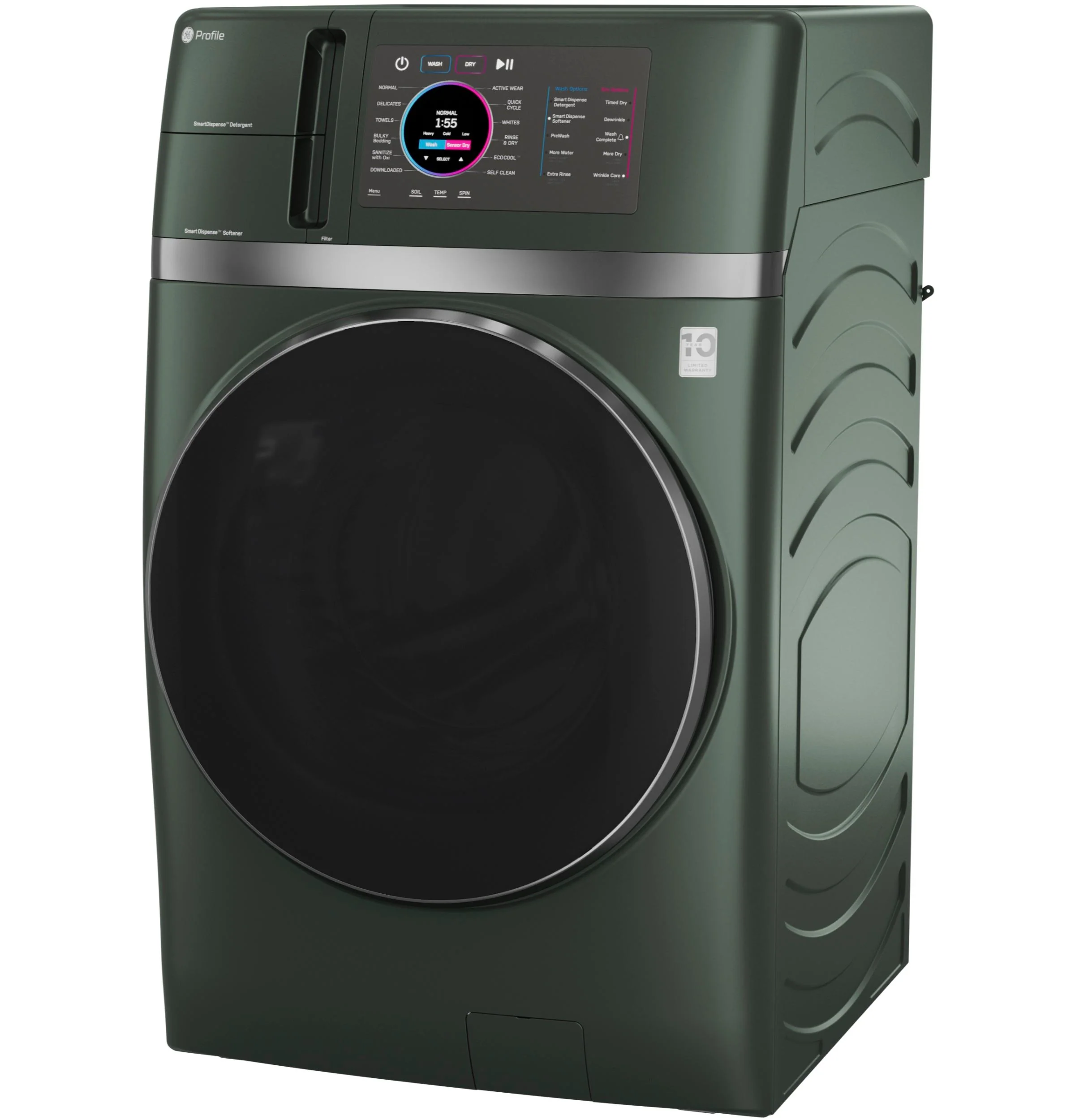 PFQ97HSPVGN GE Profile™ ENERGY STAR® 4.8 cu. ft. Capacity UltraFast Combo with Ventless Inverter Heat Pump Technology Washer/Dryer - Image 7