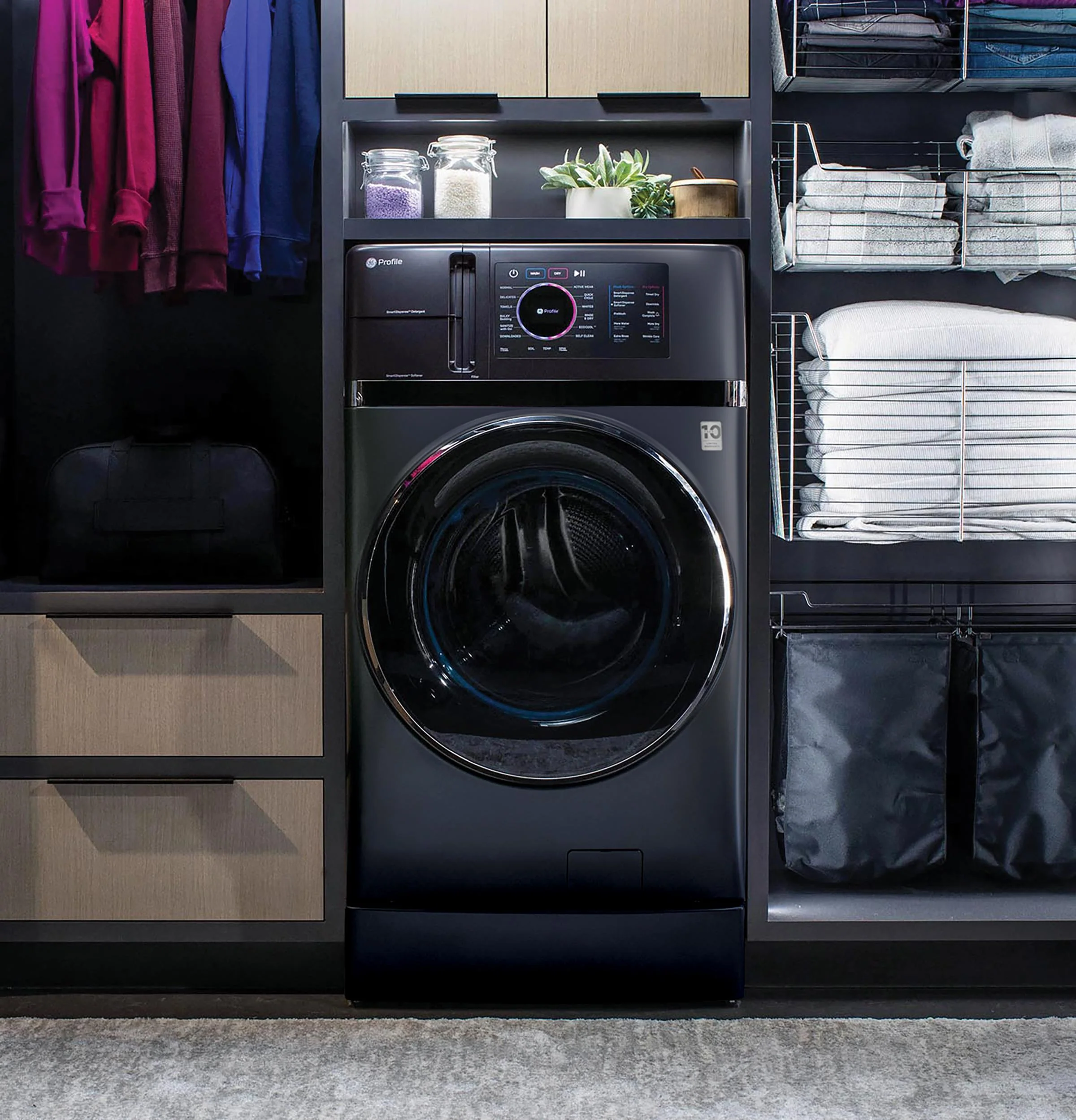 PFQ97HSPVRS GE Profile™ ENERGY STAR® 4.8 cu. ft. Capacity UltraFast Combo with Ventless Inverter Heat Pump Technology Washer/Dryer - Image 18
