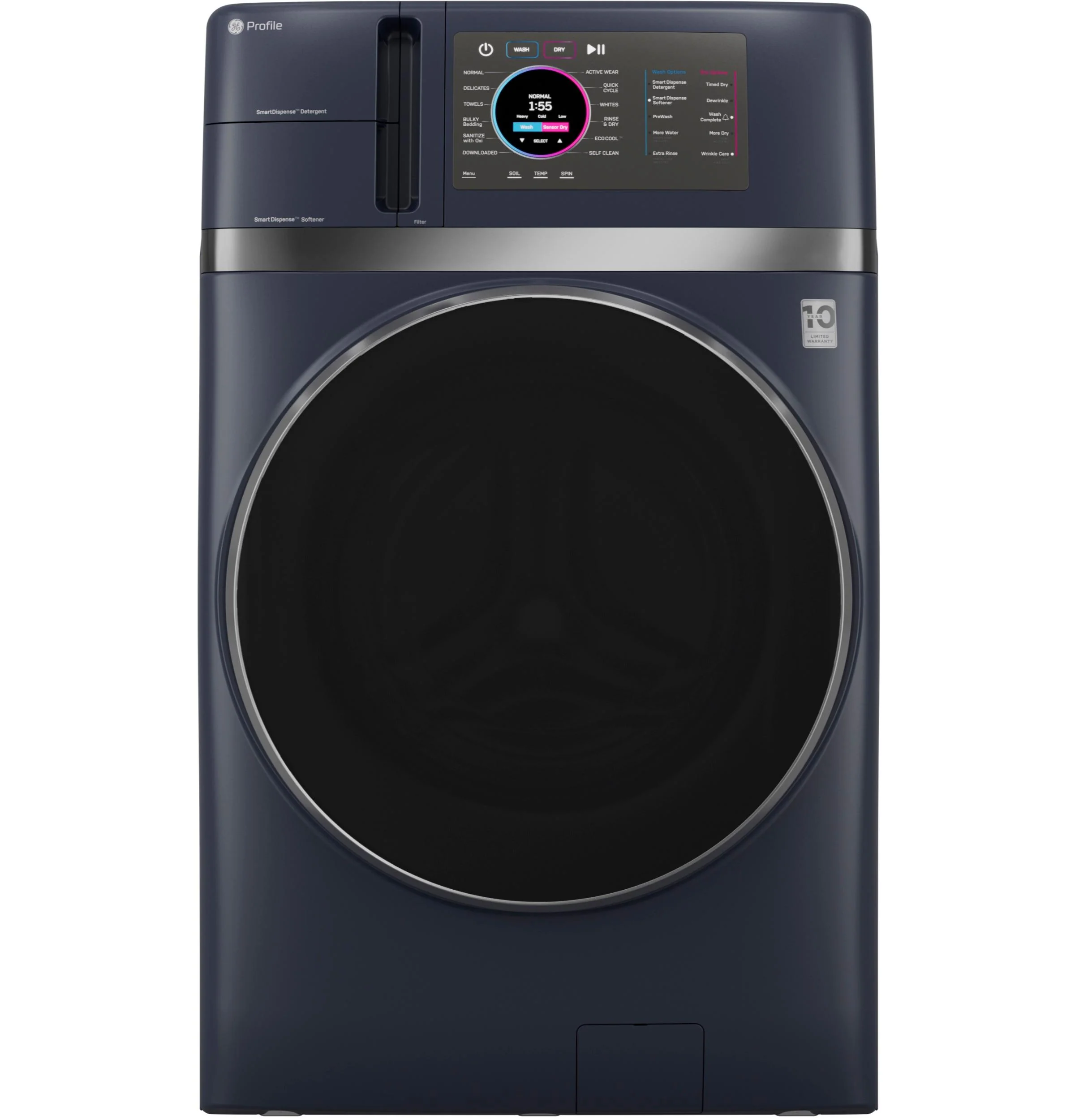 PFQ97HSPVRS GE Profile™ ENERGY STAR® 4.8 cu. ft. Capacity UltraFast Combo with Ventless Inverter Heat Pump Technology Washer/Dryer - Image 2