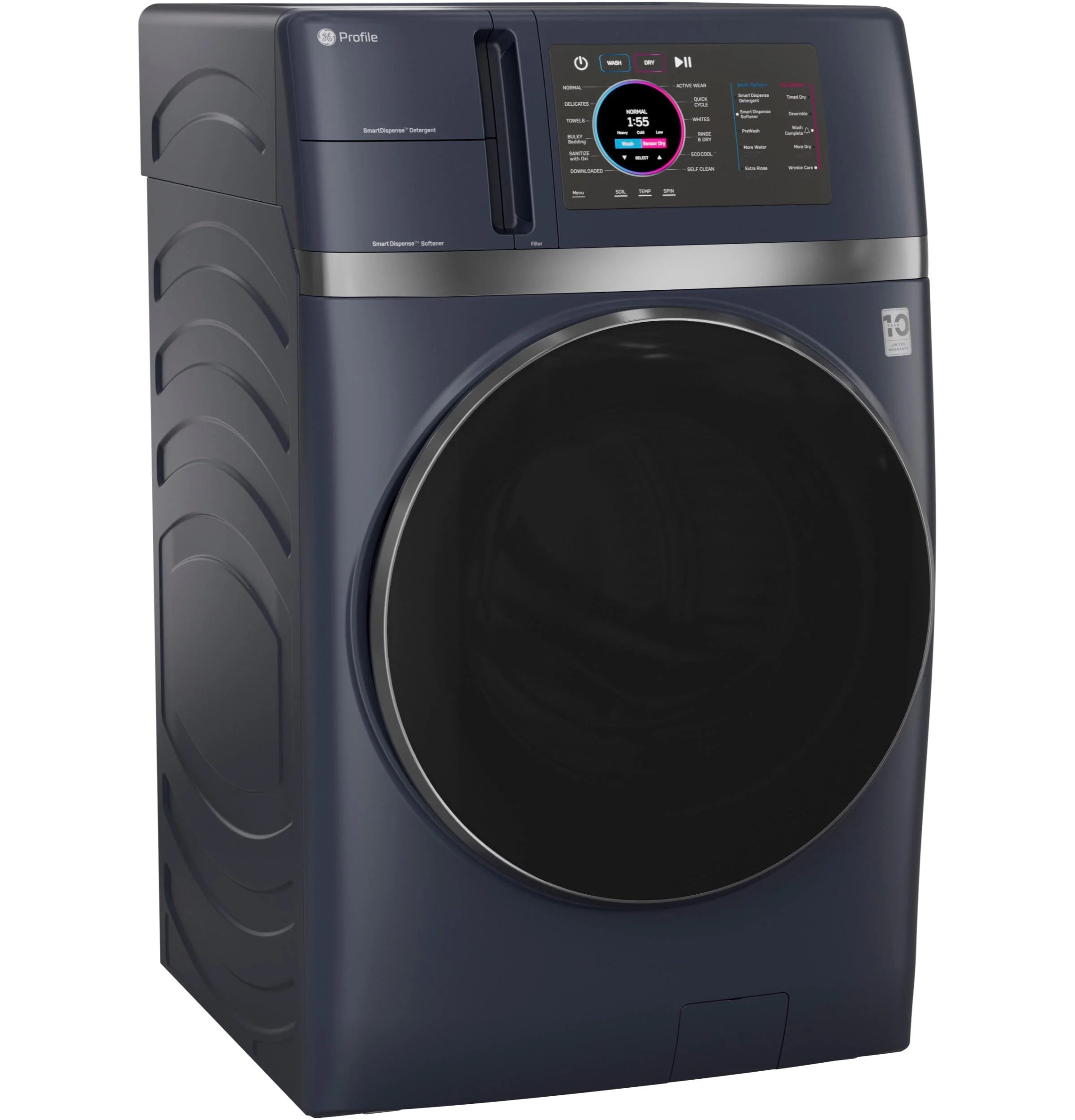 PFQ97HSPVRS GE Profile™ ENERGY STAR® 4.8 cu. ft. Capacity UltraFast Combo with Ventless Inverter Heat Pump Technology Washer/Dryer - Image 6