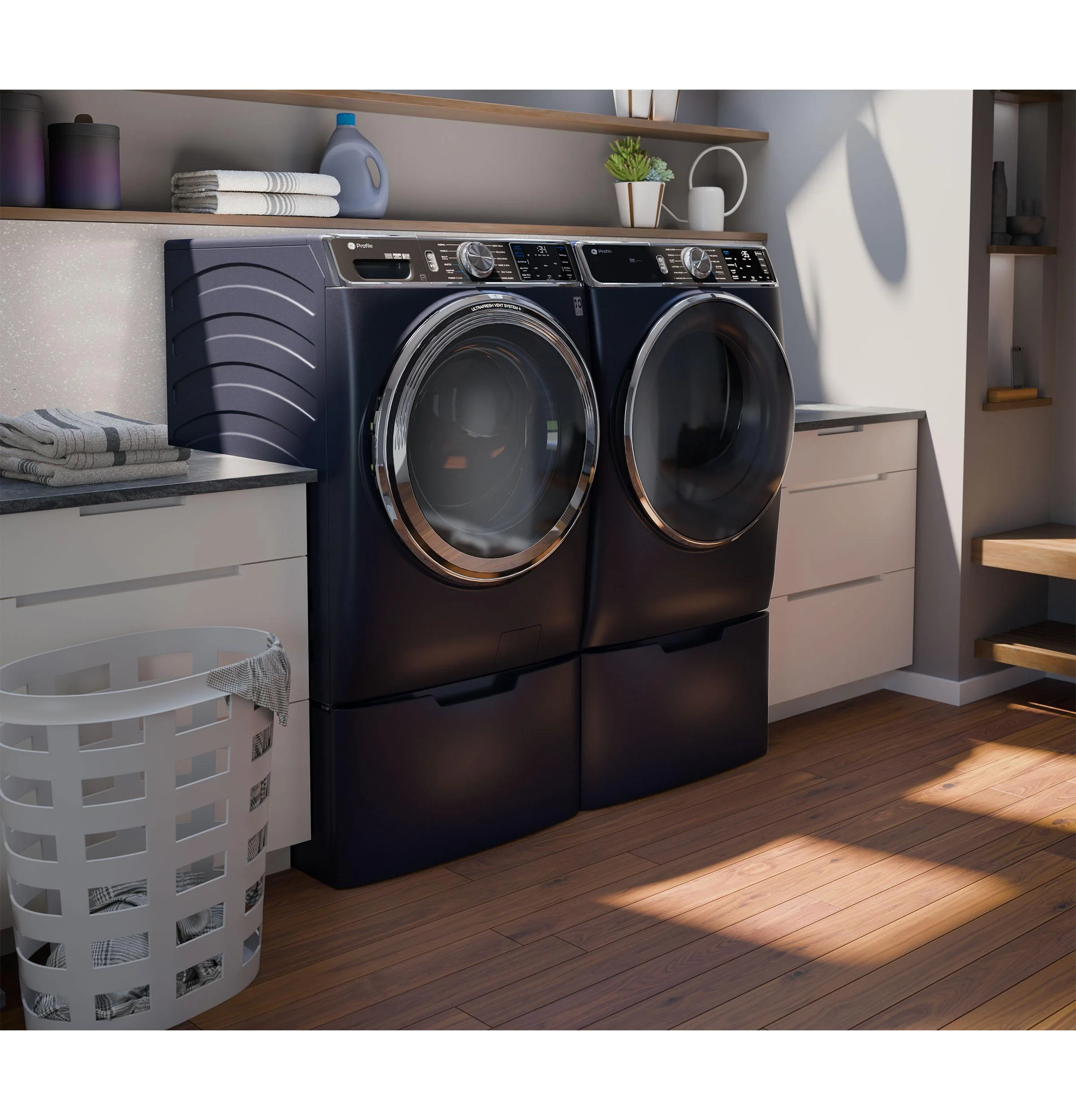 PFW870SPVRS GE Profile™ 5.3 cu. ft. Capacity Smart Front Load ENERGY STAR® Washer with UltraFresh™ Vent System+ with OdorBlock™ - Image 16
