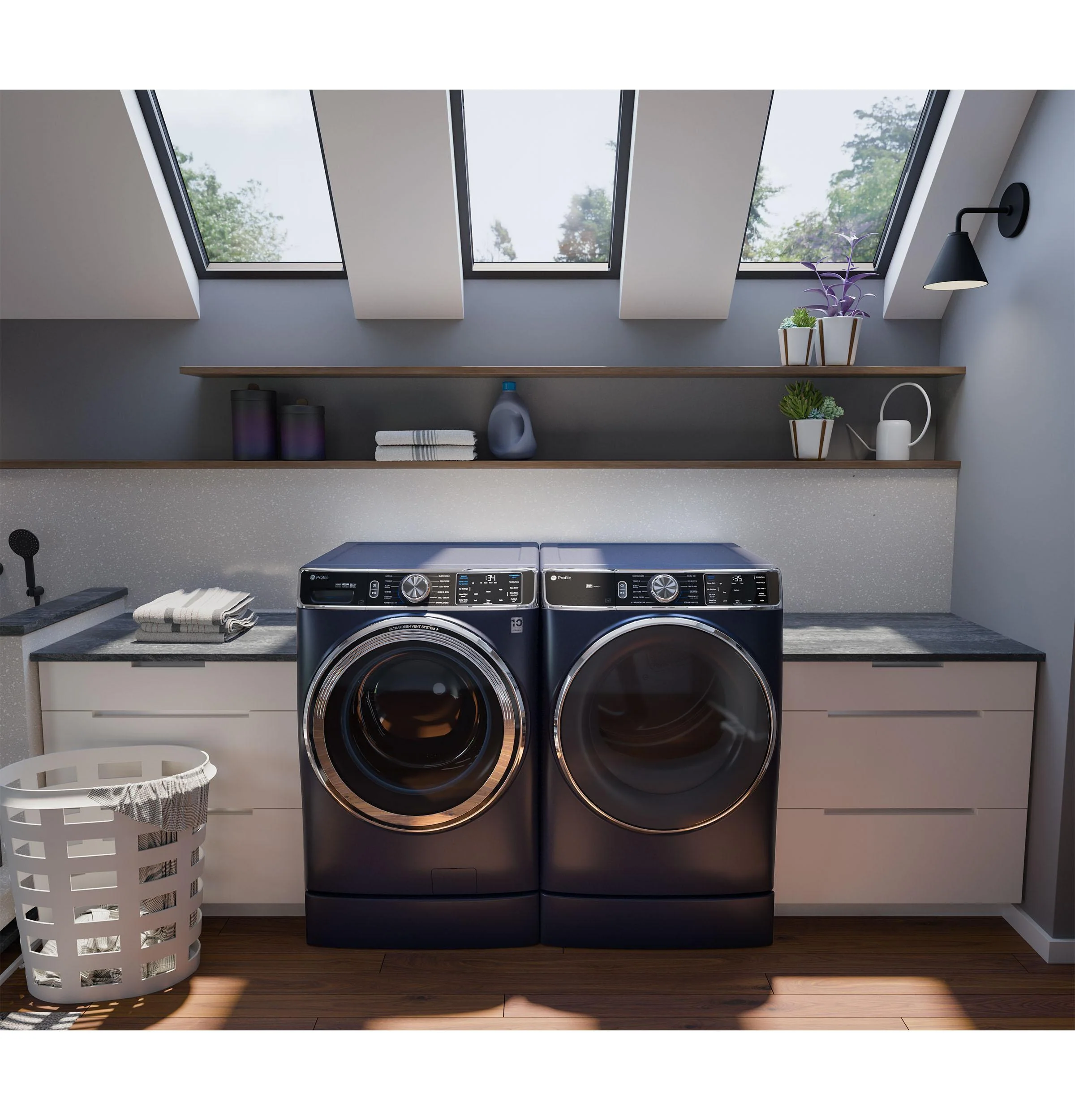 PFW870SPVRS GE Profile™ 5.3 cu. ft. Capacity Smart Front Load ENERGY STAR® Washer with UltraFresh™ Vent System+ with OdorBlock™ - Image 21