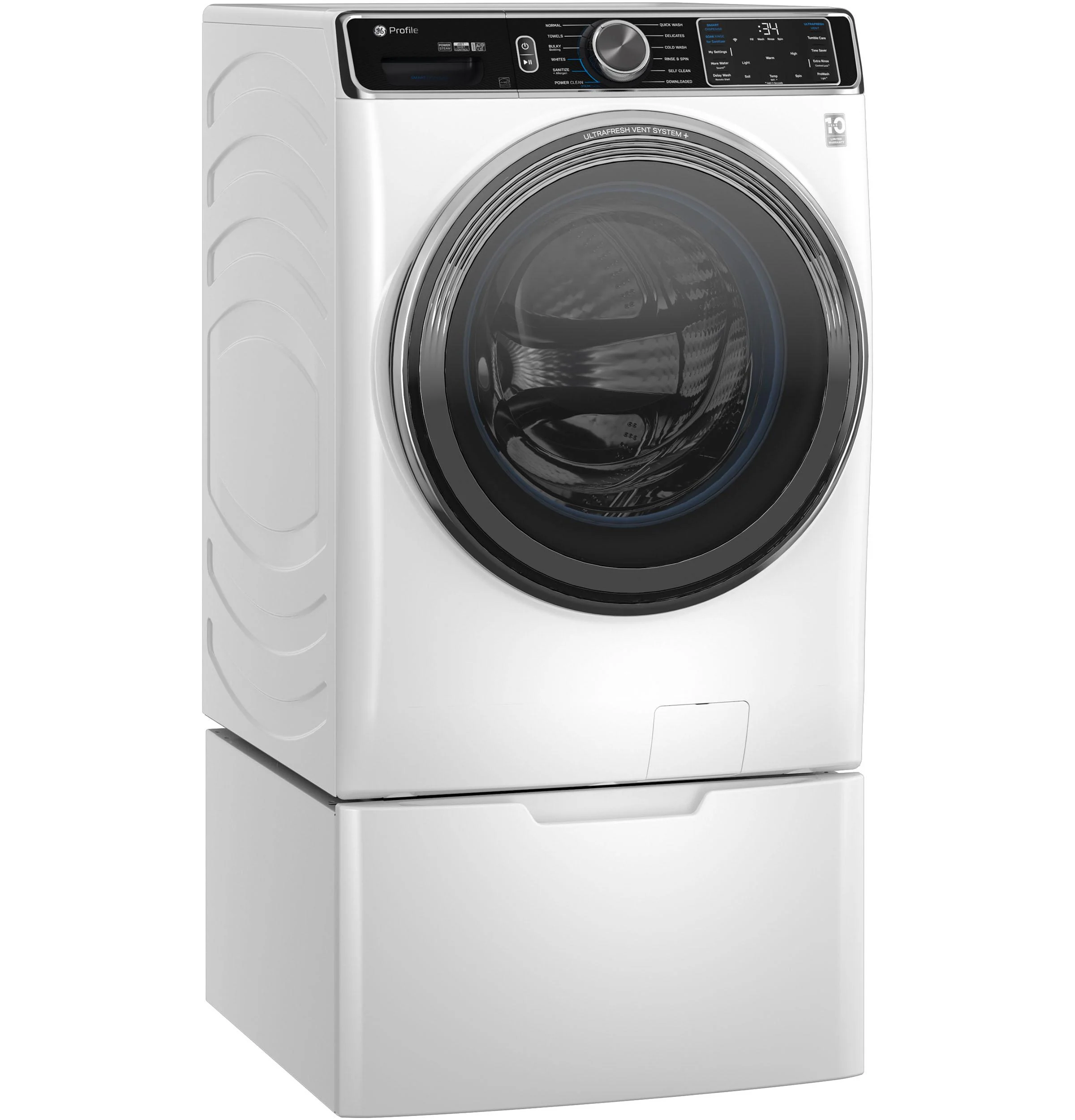 PFW870SSVWW GE Profile™ 5.3 cu. ft. Capacity Smart Front Load ENERGY STAR® Washer with UltraFresh™ Vent System+ with OdorBlock™ - Image 16