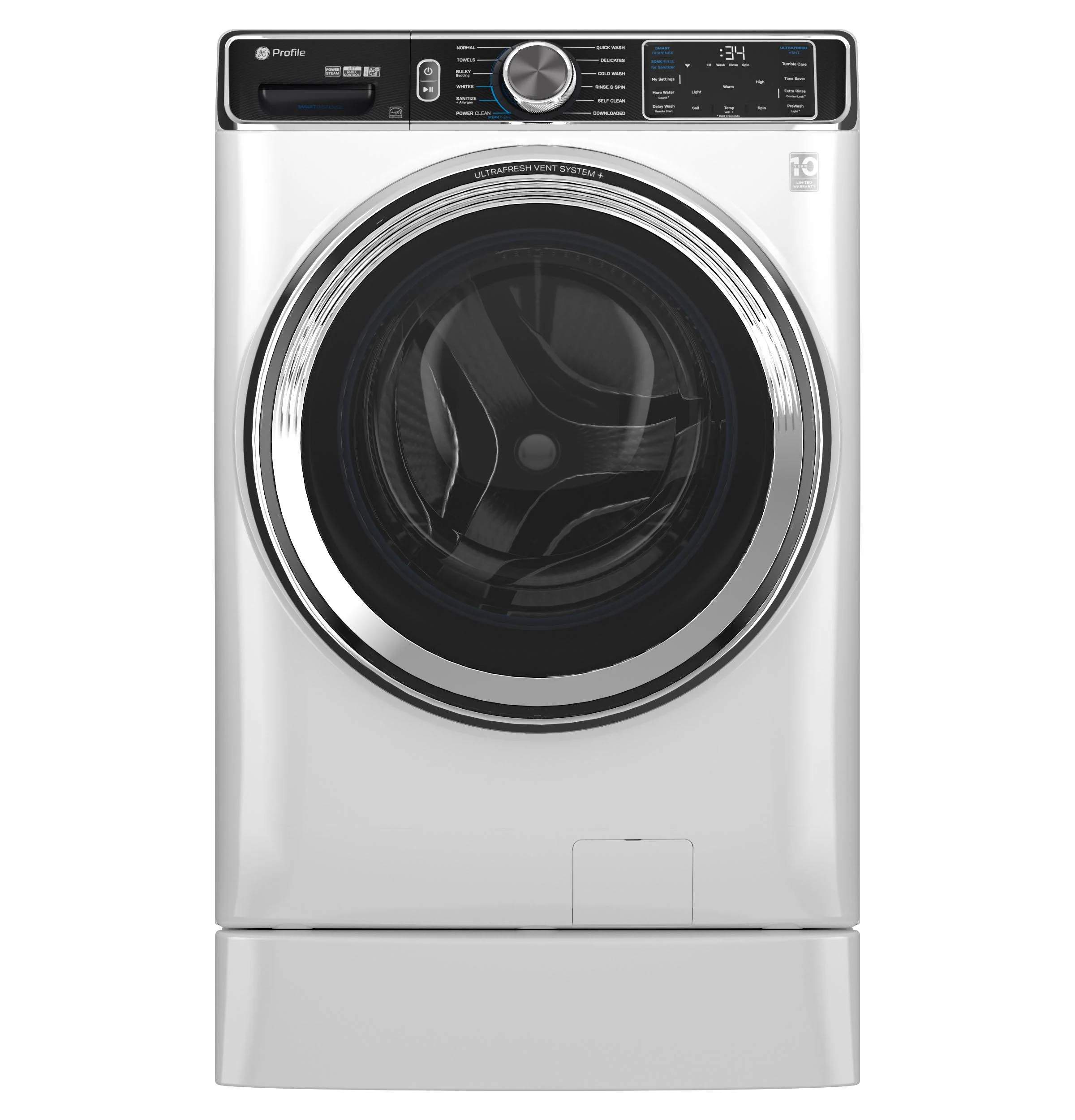 PFW870SSVWW GE Profile™ 5.3 cu. ft. Capacity Smart Front Load ENERGY STAR® Washer with UltraFresh™ Vent System+ with OdorBlock™ - Image 21