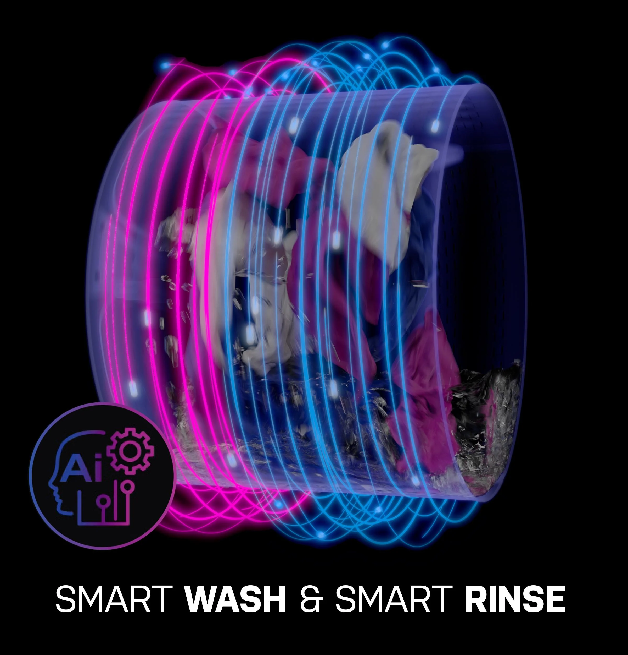 PFW955SPWDS GE Profile™ 5.5 cu. ft. Capacity Smart Front Load ENERGY STAR® Steam Washer with UltraFresh Vent System+ and Smart Wash & Smart Rinse - Image 13