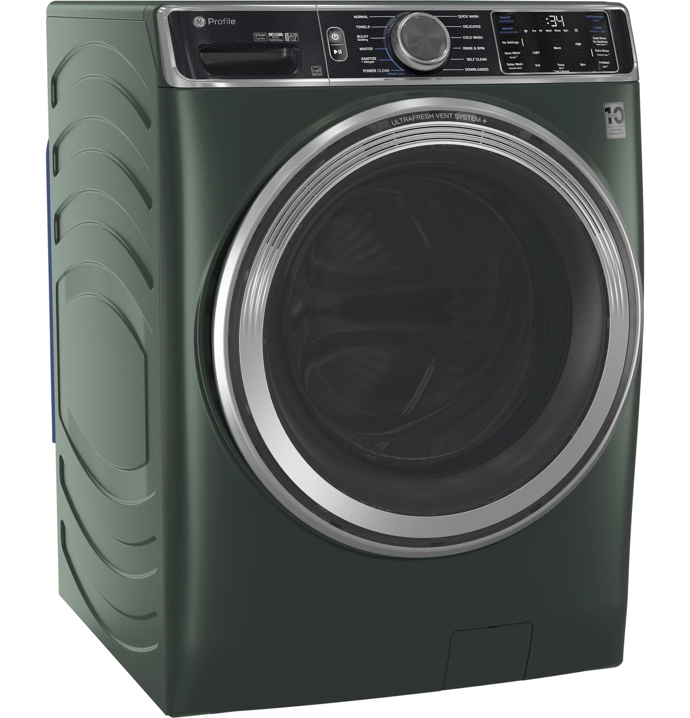 PFW955SPWGN GE Profile™ 5.5 cu. ft. Capacity Smart Front Load ENERGY STAR® Steam Washer with UltraFresh Vent System+ and Smart Wash & Smart Rinse - Image 4