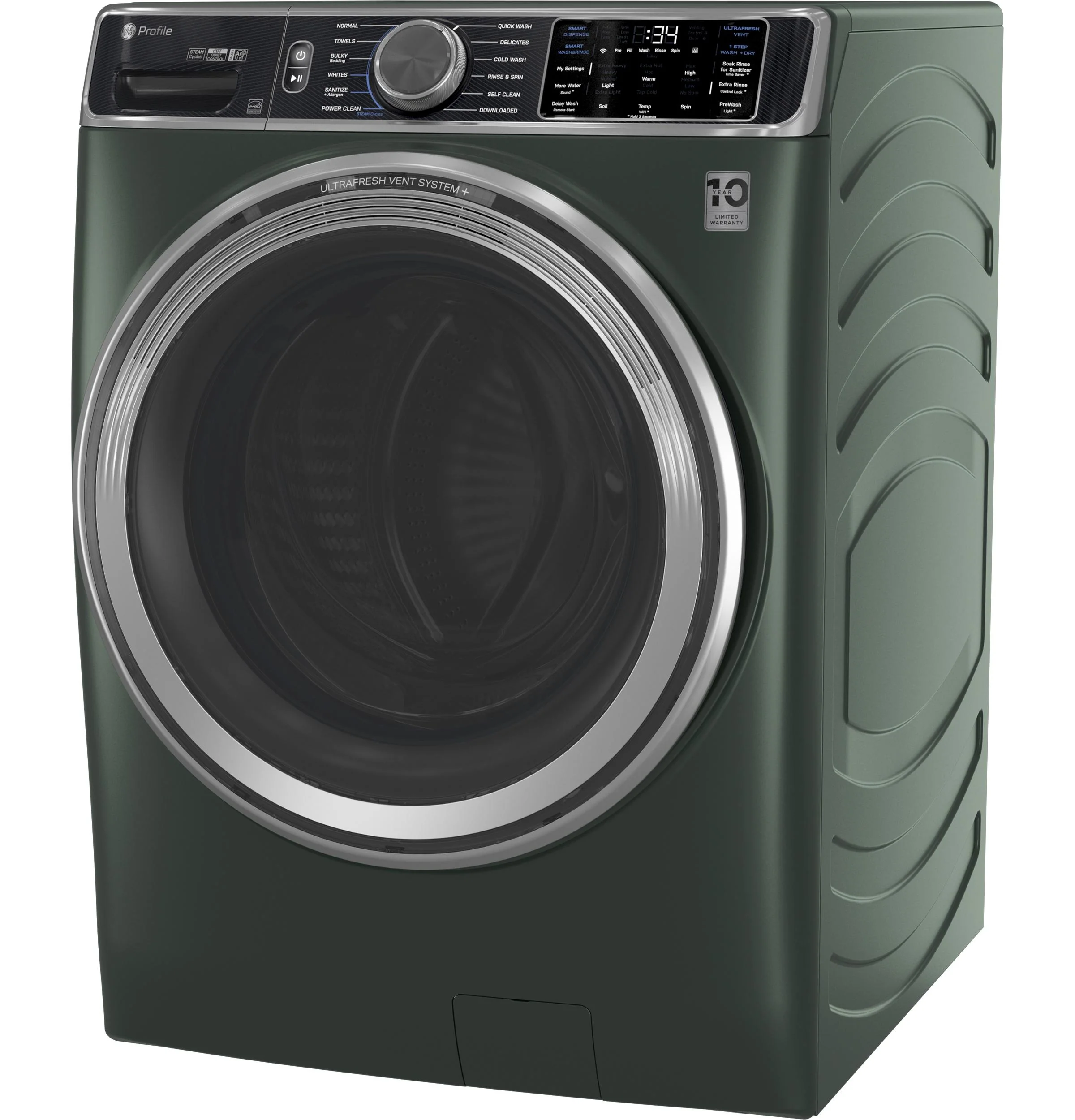 PFW955SPWGN GE Profile™ 5.5 cu. ft. Capacity Smart Front Load ENERGY STAR® Steam Washer with UltraFresh Vent System+ and Smart Wash & Smart Rinse - Image 5