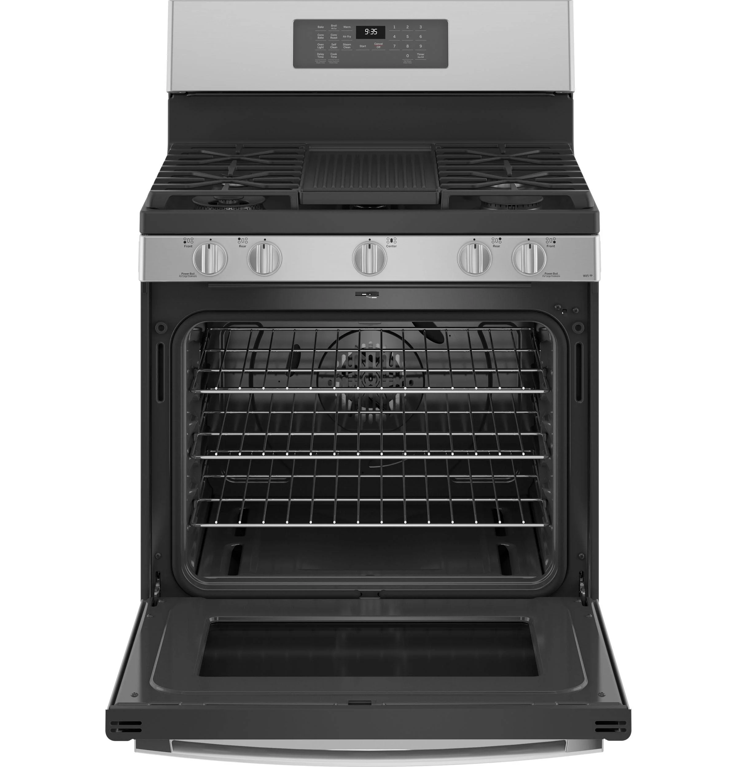 PGB935YPFS GE Profile™ Smart 30" Free-Standing Self Clean Gas Fingerprint Resistant Range with No Preheat Air Fry - Image 16