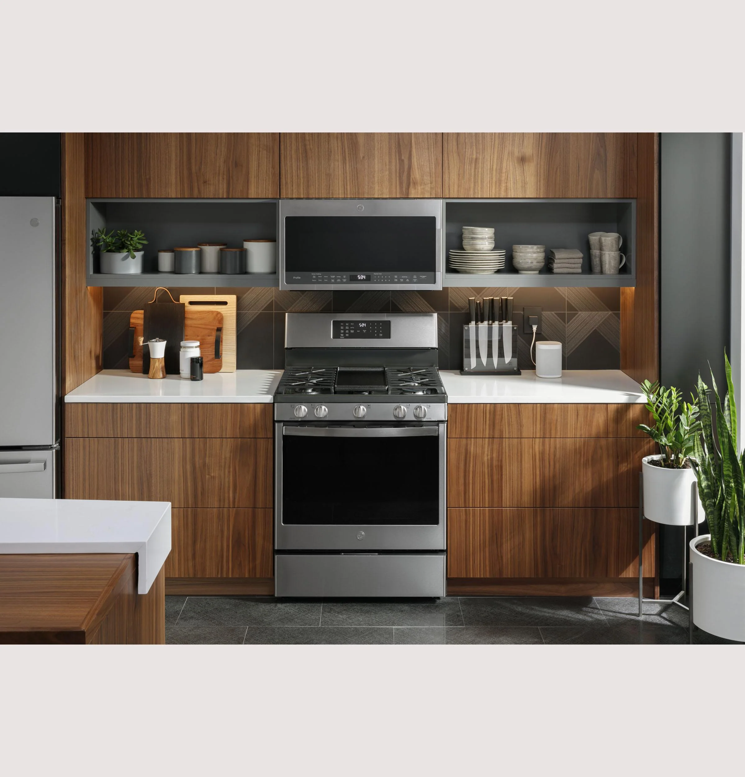 PGB935YPFS GE Profile™ Smart 30" Free-Standing Self Clean Gas Fingerprint Resistant Range with No Preheat Air Fry - Image 22