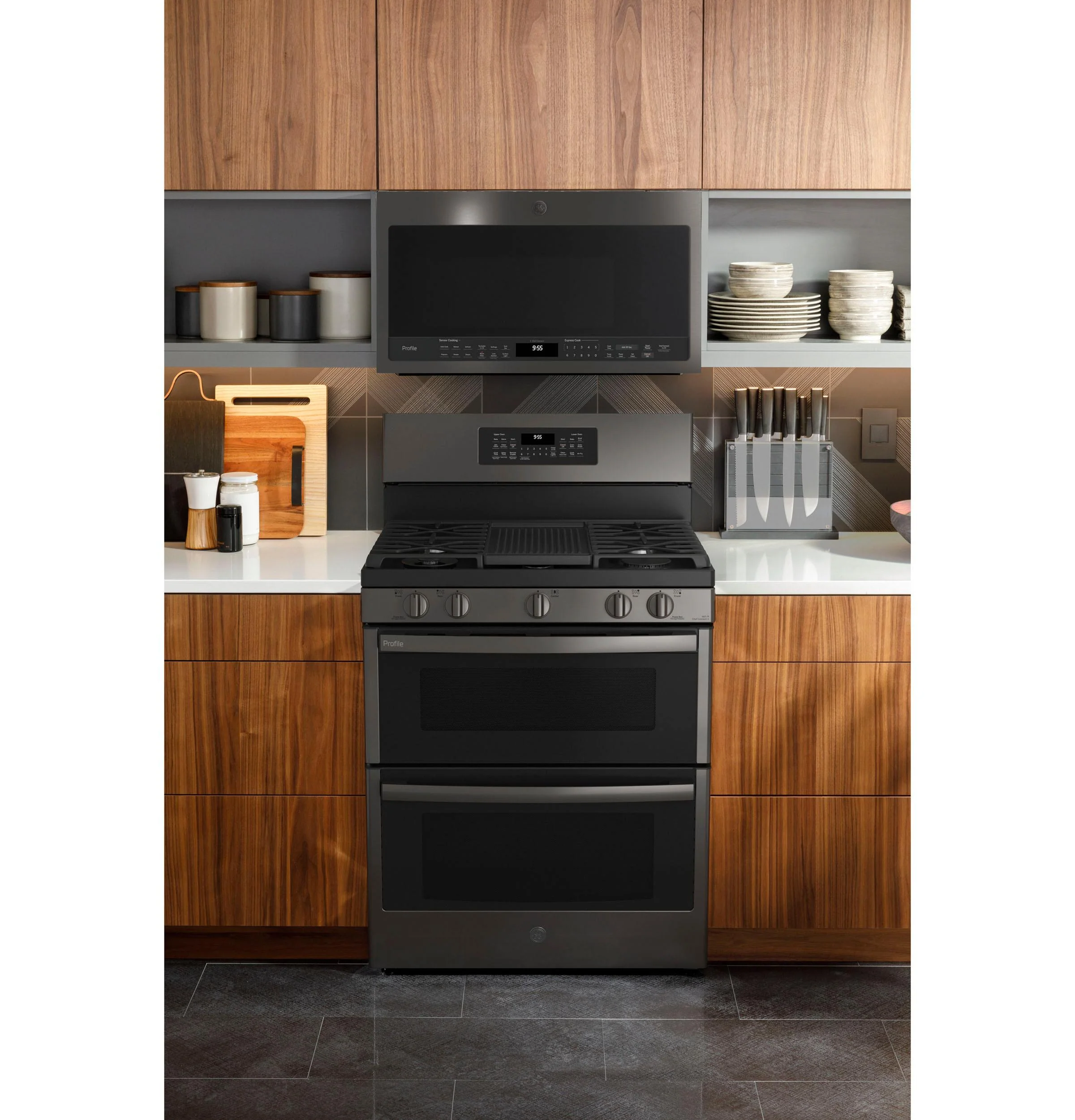 PGB965BPTS GE Profile™ 30" Free-Standing Gas Double Oven Convection Range with No Preheat Air Fry - Image 6