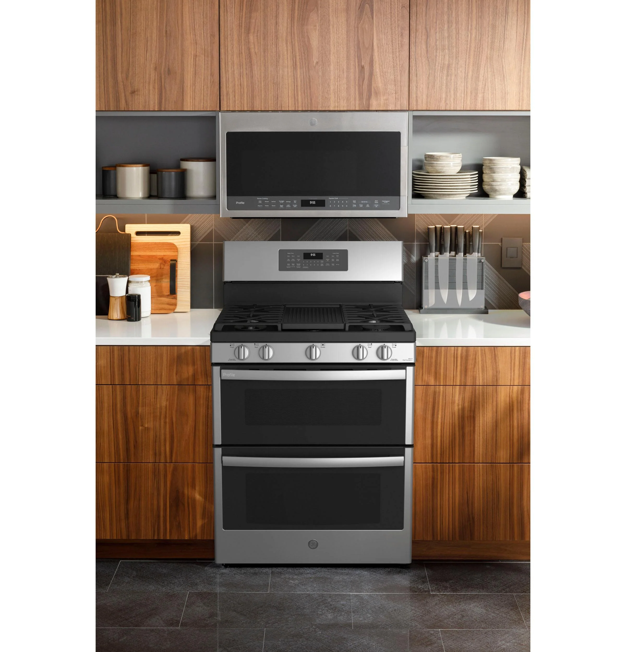 PGB965YPFS GE Profile™ 30" Free-Standing Gas Double Oven Convection Fingerprint Resistant Range with No Preheat Air Fry - Image 20