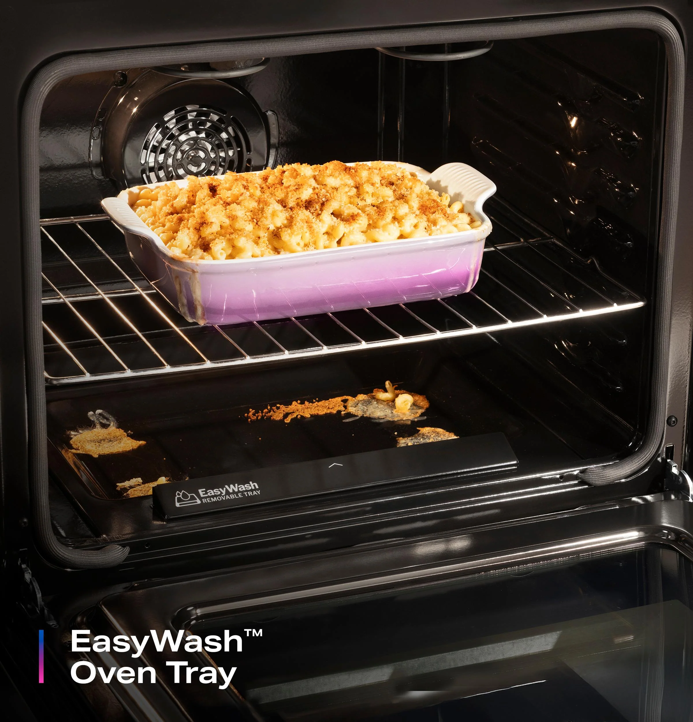 PGF700AYFS GE Profile™ 30" Smart Free-Standing Gas Convection Range with No Preheat Air Fry and EasyWash™ Oven Tray - Image 7