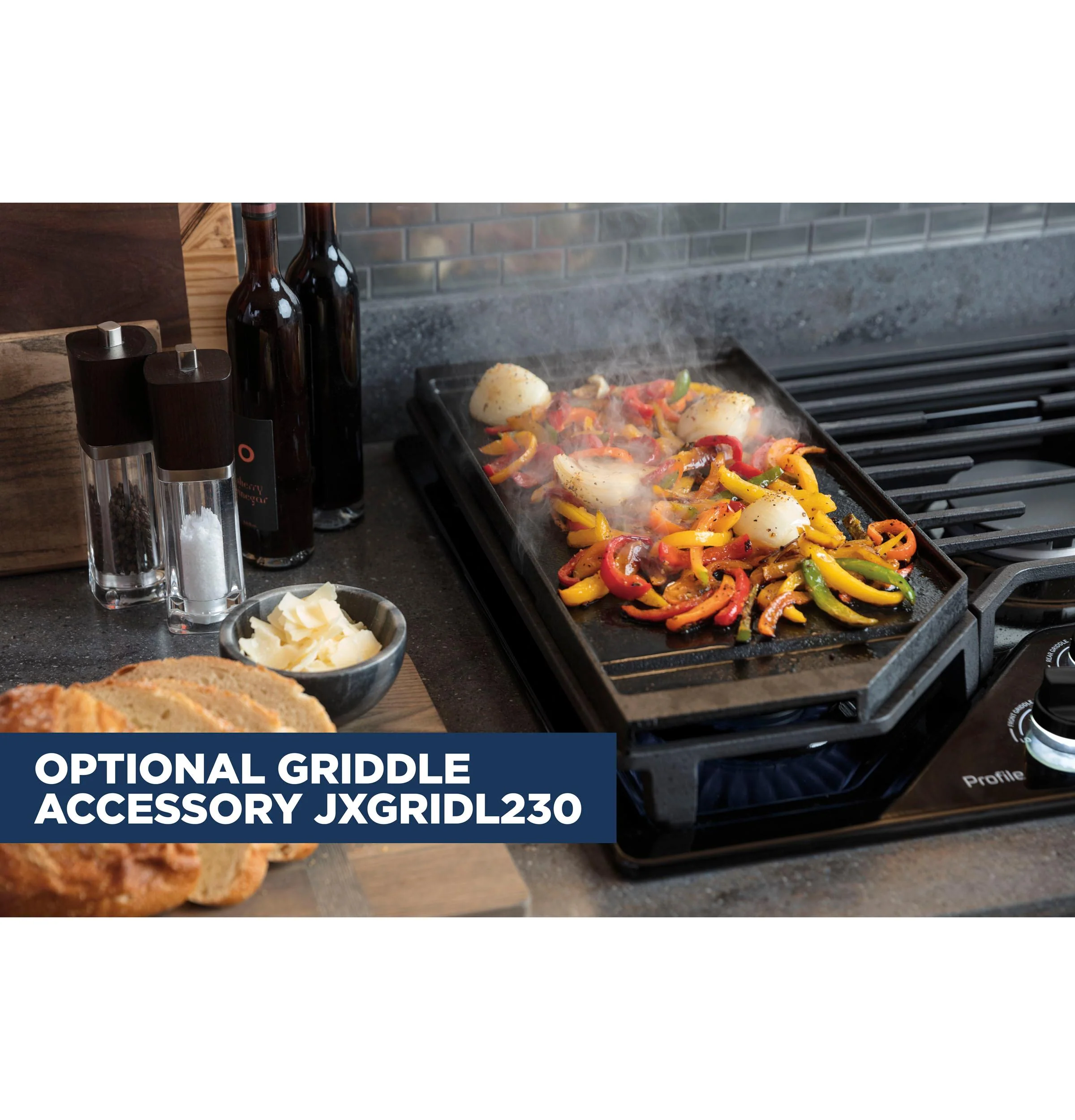 PGP7030DLBB GE Profile™ 30" Built-In Gas Cooktop with 5 Burners - Image 6