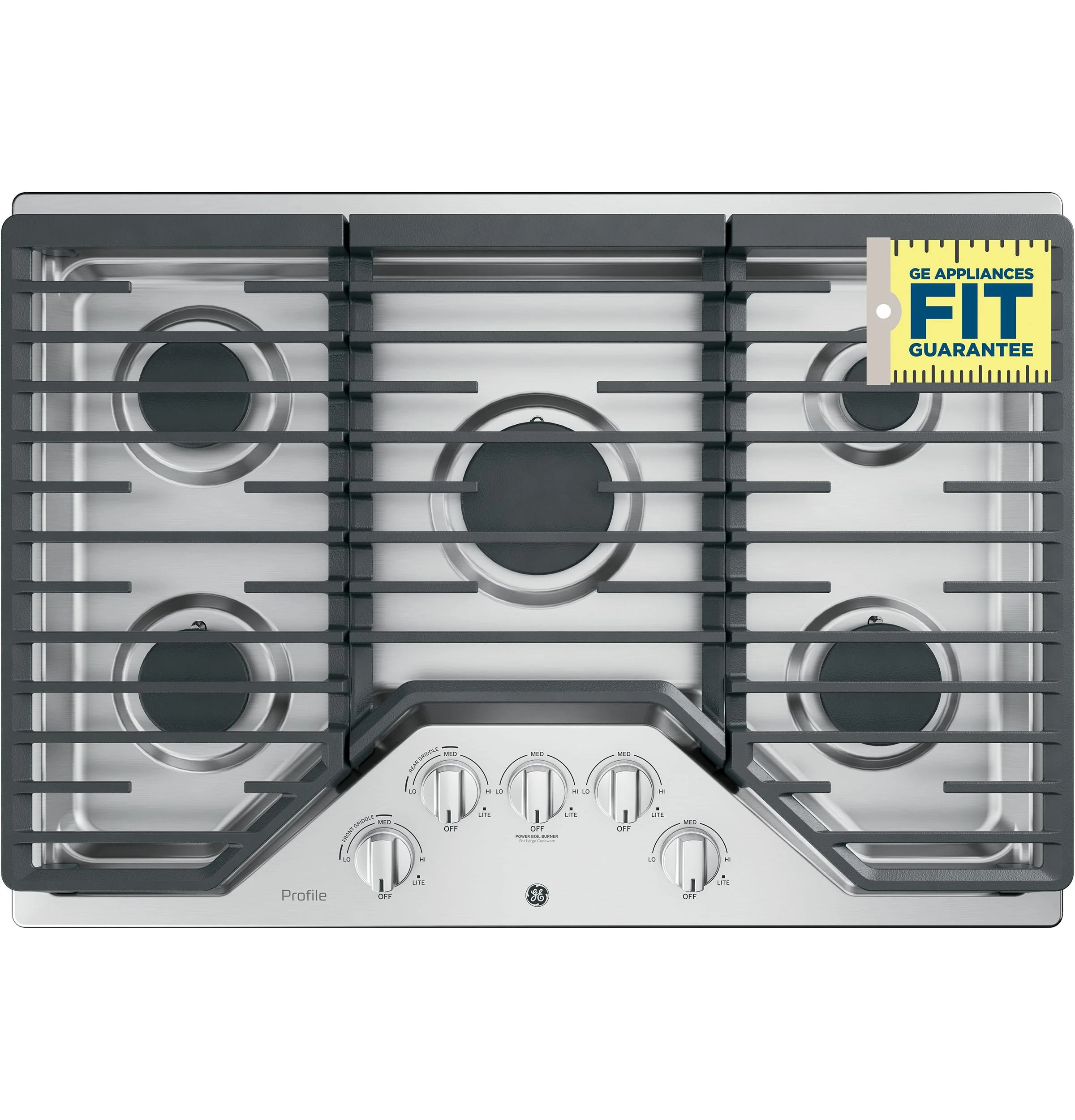 PGP7030SLSS GE Profile™ 30" Built-In Gas Cooktop with 5 Burners - Image 14