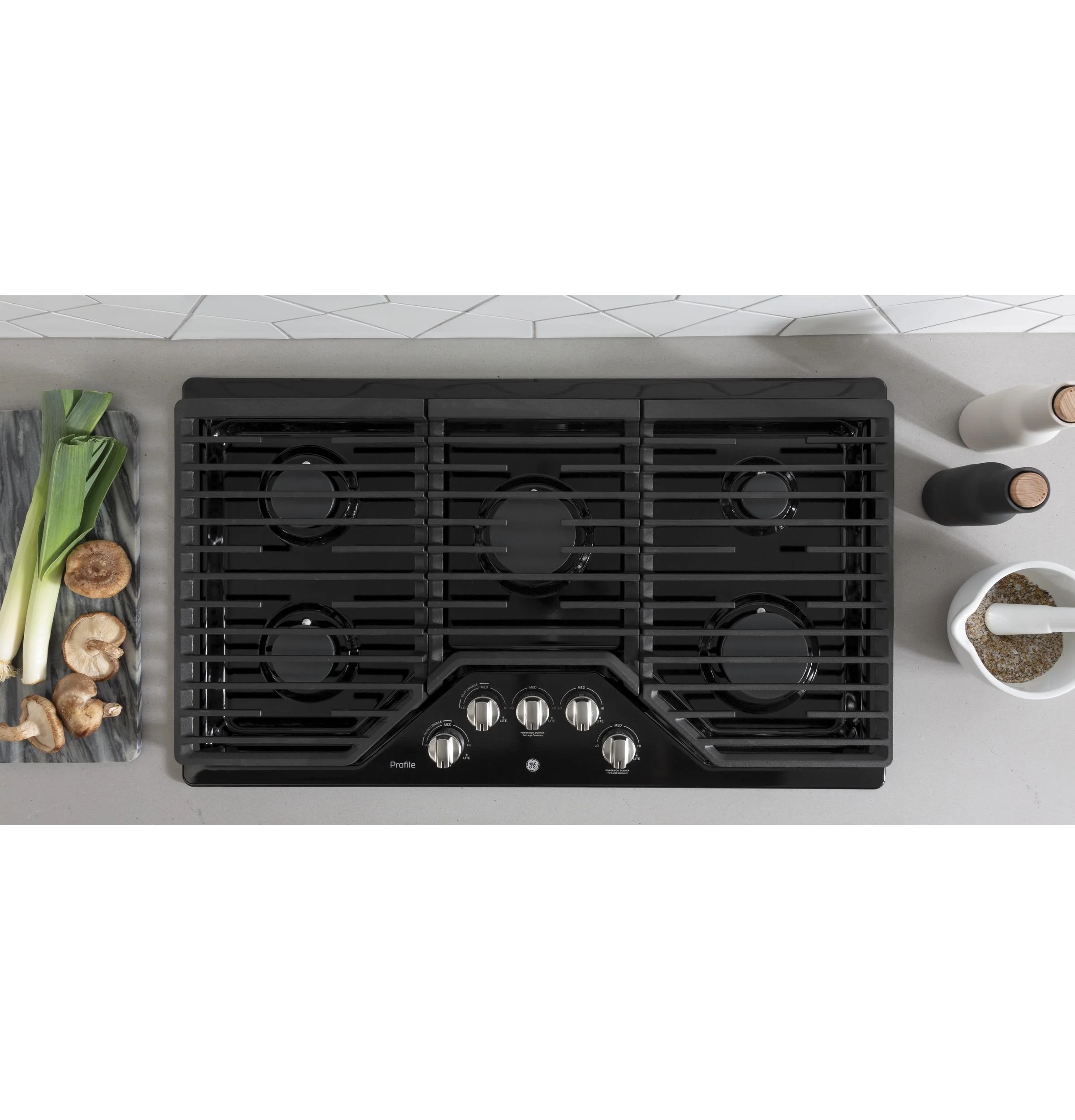 PGP7036DLBB GE Profile™ 36" Built-In Gas Cooktop - Image 11