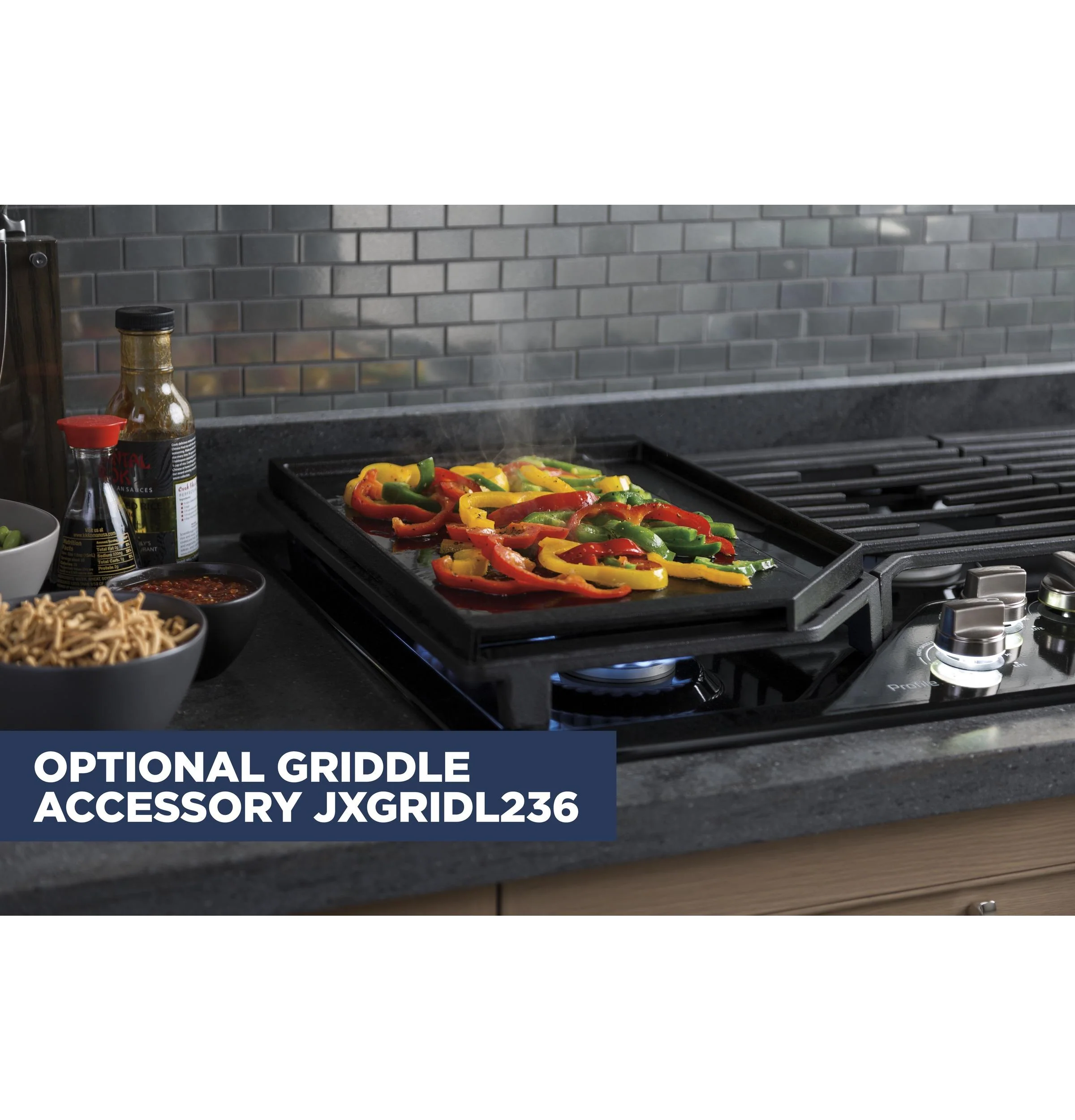 PGP7036SLSS GE Profile™ 36" Built-In Gas Cooktop with Five Burners - Image 13
