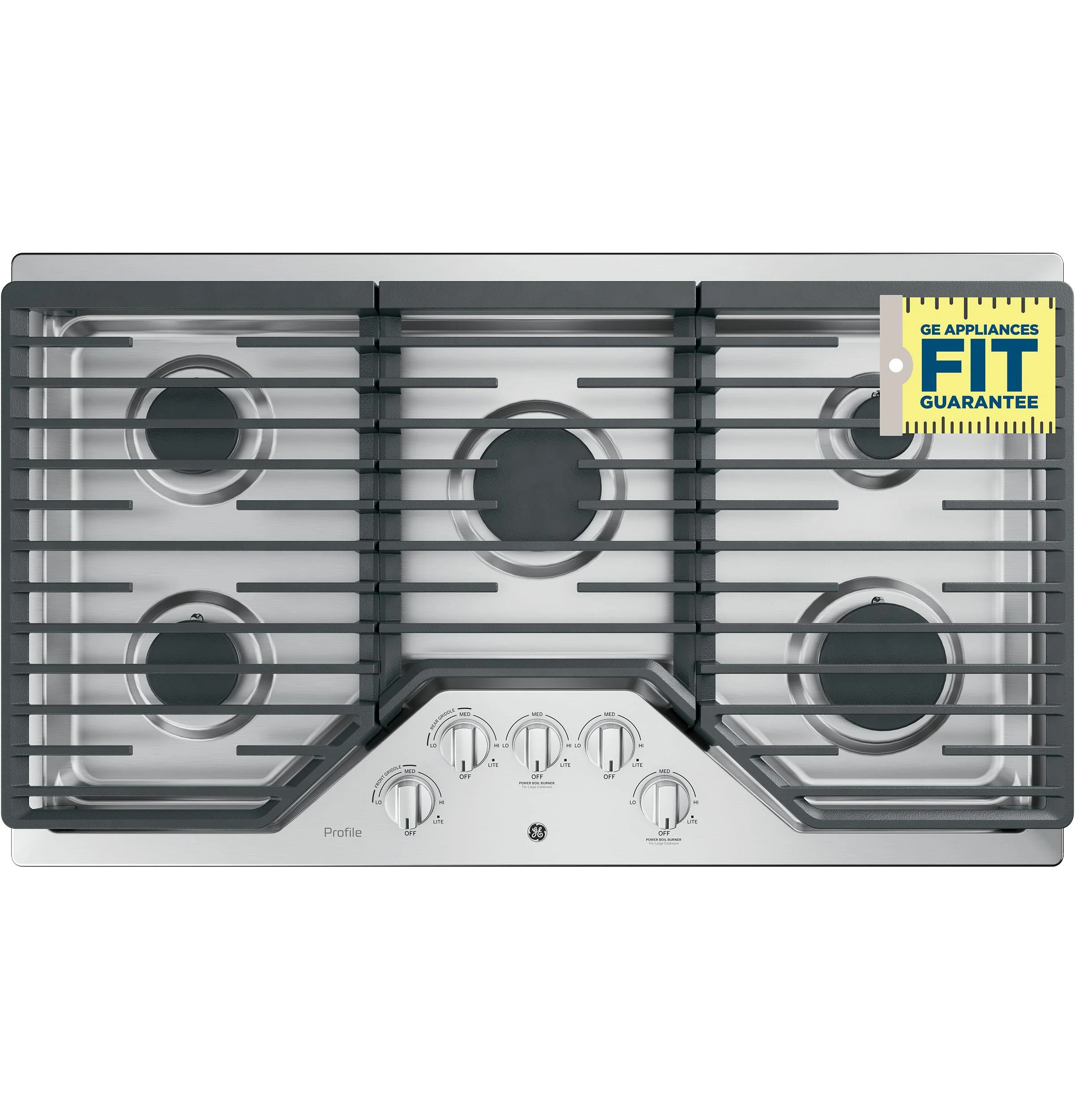 PGP7036SLSS GE Profile™ 36" Built-In Gas Cooktop with Five Burners - Image 16