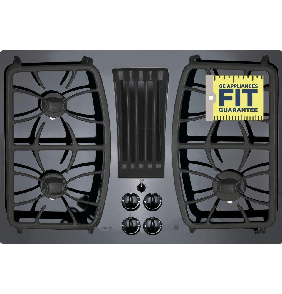 PGP9830DRBB GE Profile™ 30" Built-In Gas Downdraft Cooktop - Image 2