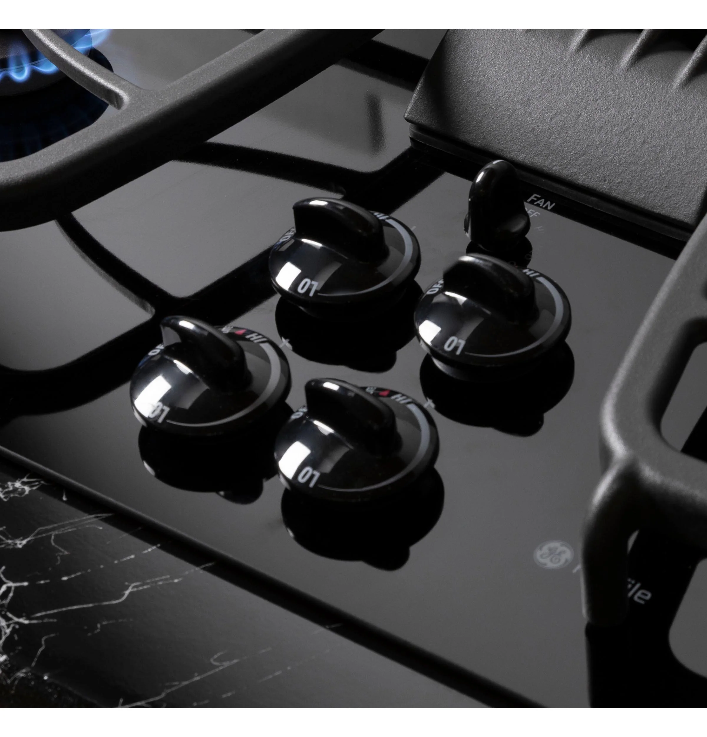 PGP9830DRBB GE Profile™ 30" Built-In Gas Downdraft Cooktop - Image 7