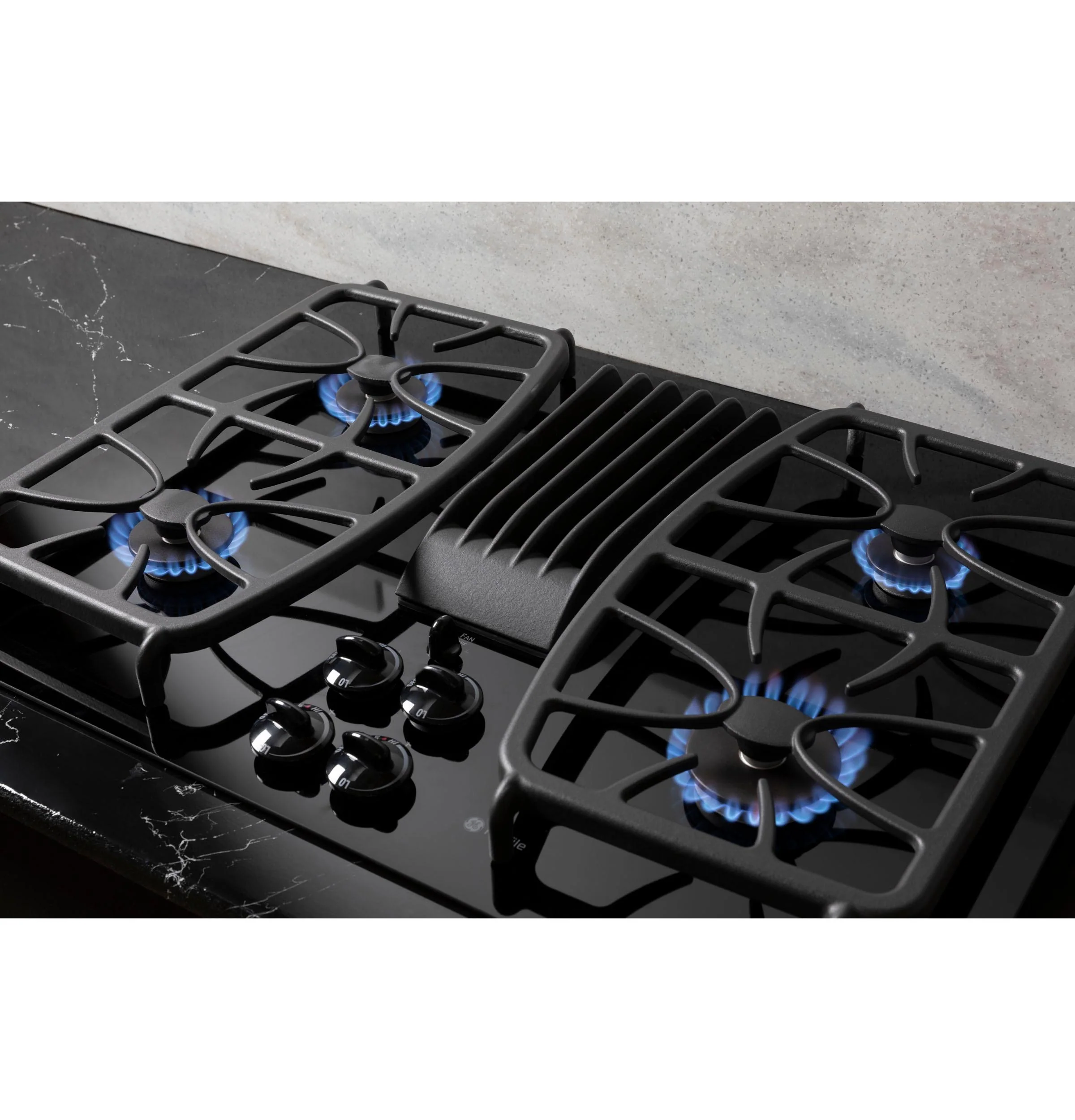 PGP9830DRBB GE Profile™ 30" Built-In Gas Downdraft Cooktop - Image 9
