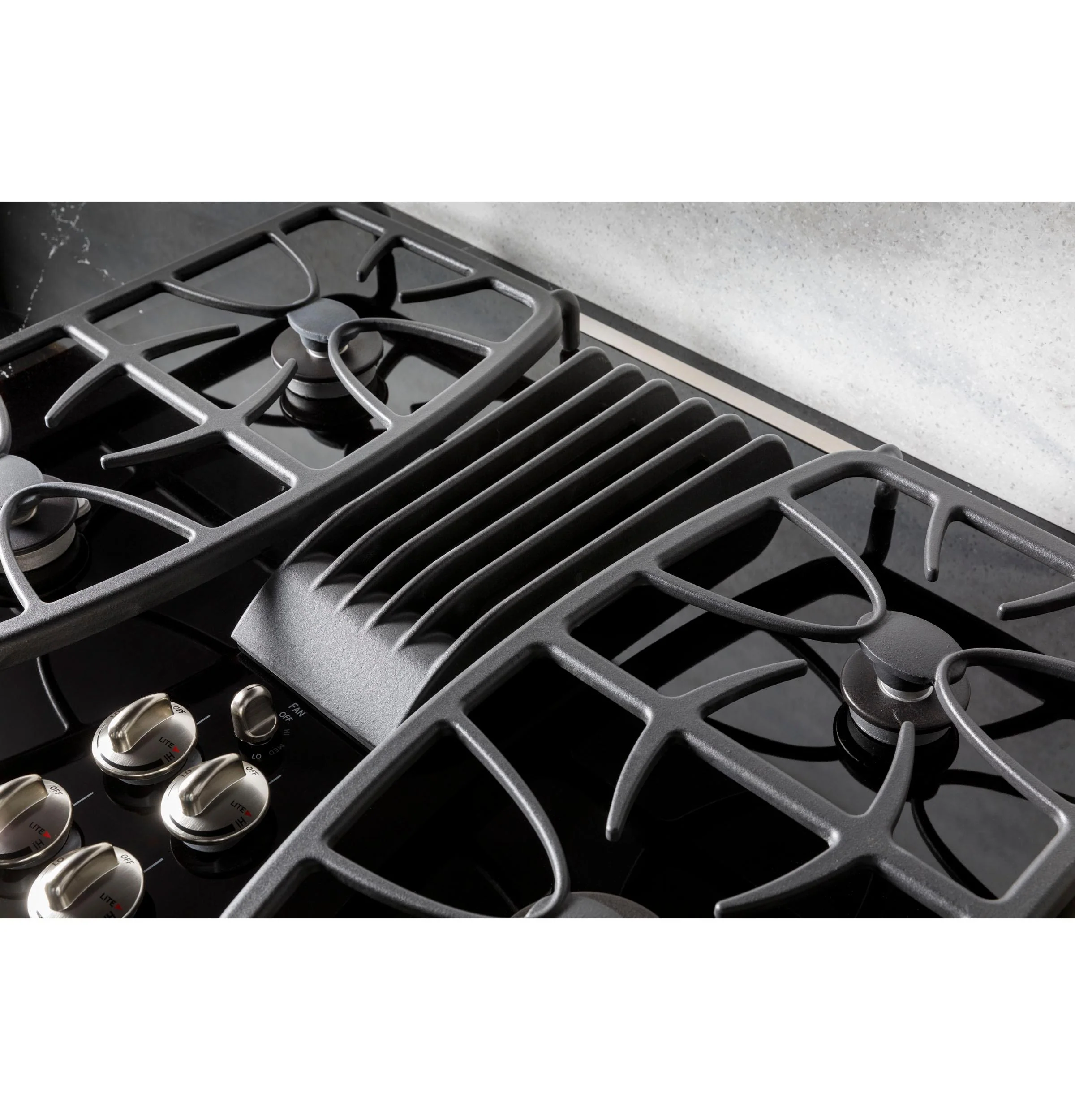 PGP9830SRSS GE Profile™ 30" Built-In Gas Downdraft Cooktop - Image 6