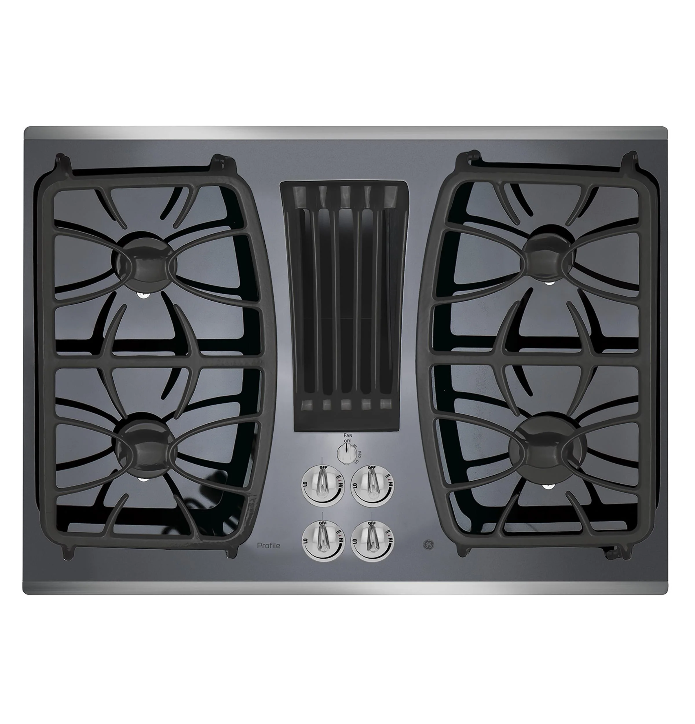 PGP9830SRSS GE Profile™ 30" Built-In Gas Downdraft Cooktop - Image 8