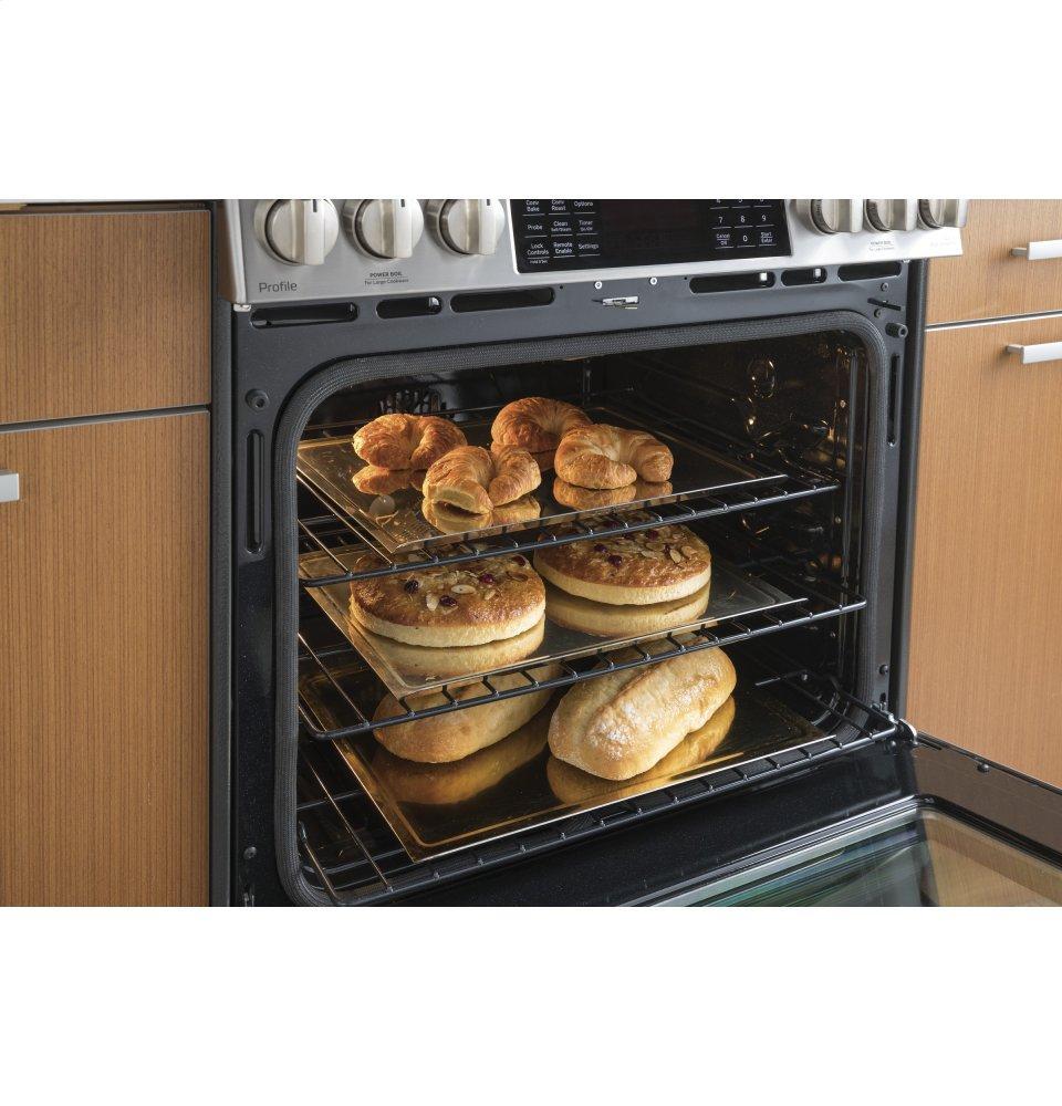 GE Profile™ 30" Smart Slide-In Front-Control Gas Range - Image 11