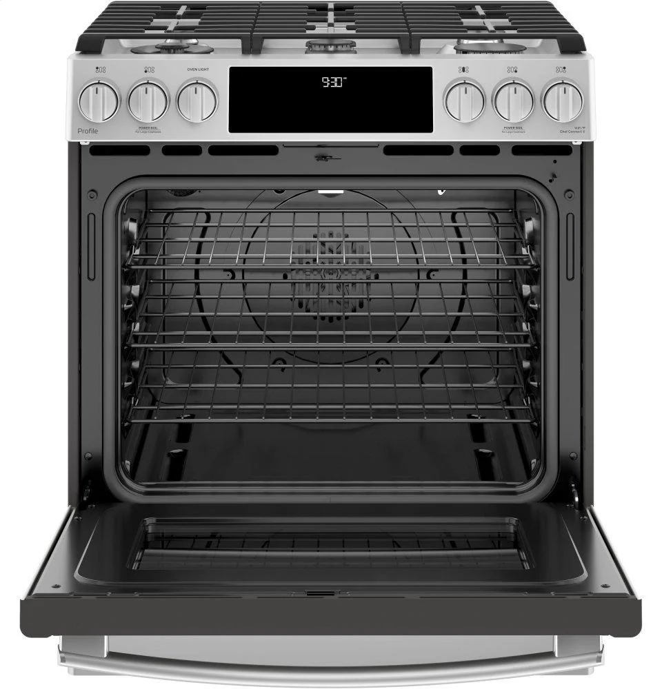 GE Profile™ 30" Smart Slide-In Front-Control Gas Range - Image 3