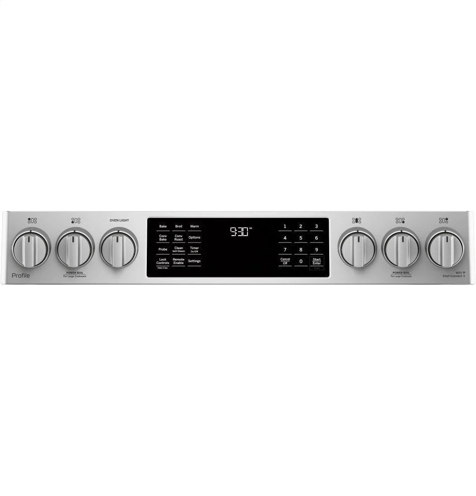 GE Profile™ 30" Smart Slide-In Front-Control Gas Range - Image 4