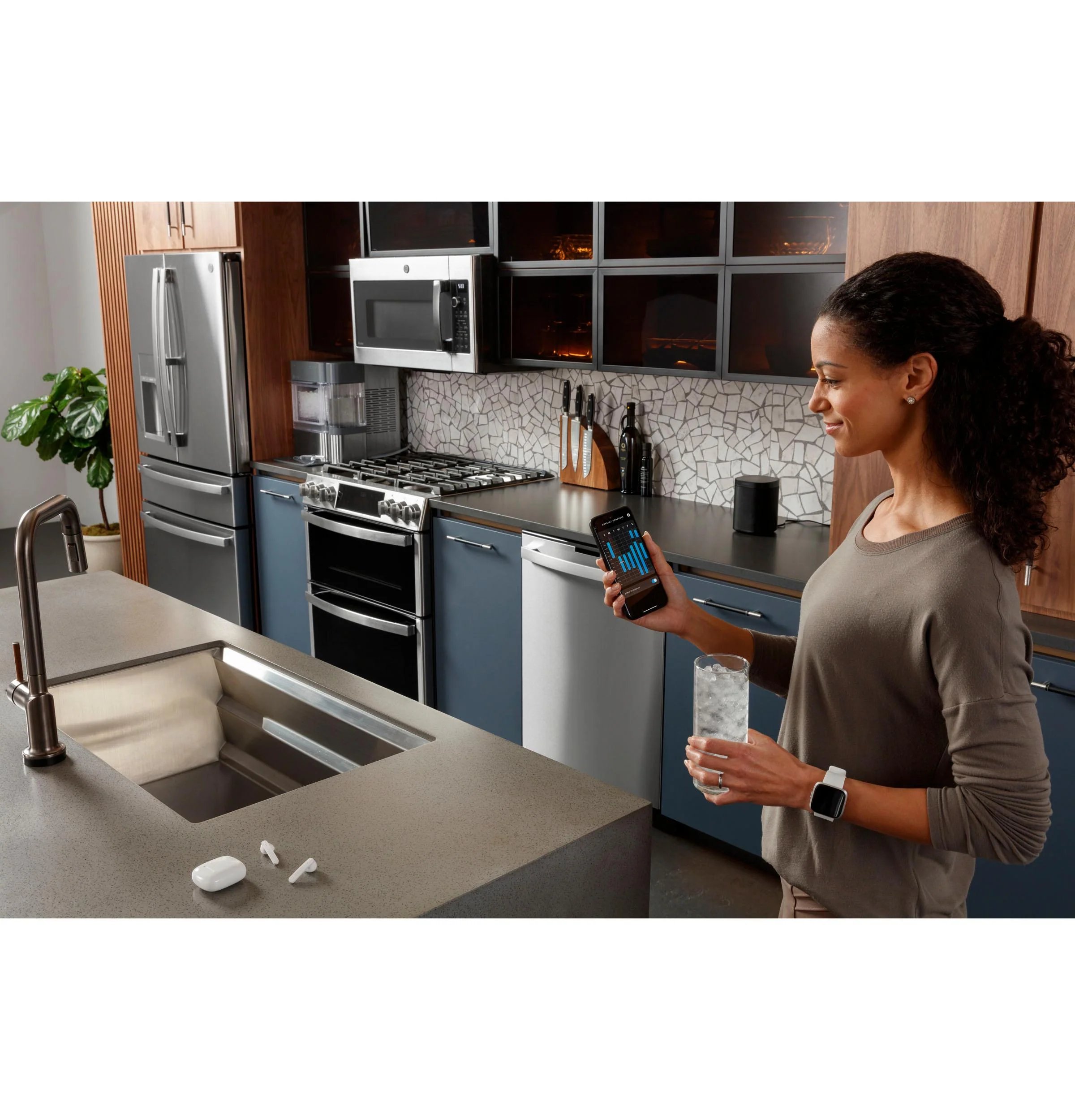 PGS960YPFS GE Profile™ 30" Smart Slide-In Front-Control Gas Double Oven Convection Fingerprint Resistant Range - Image 14