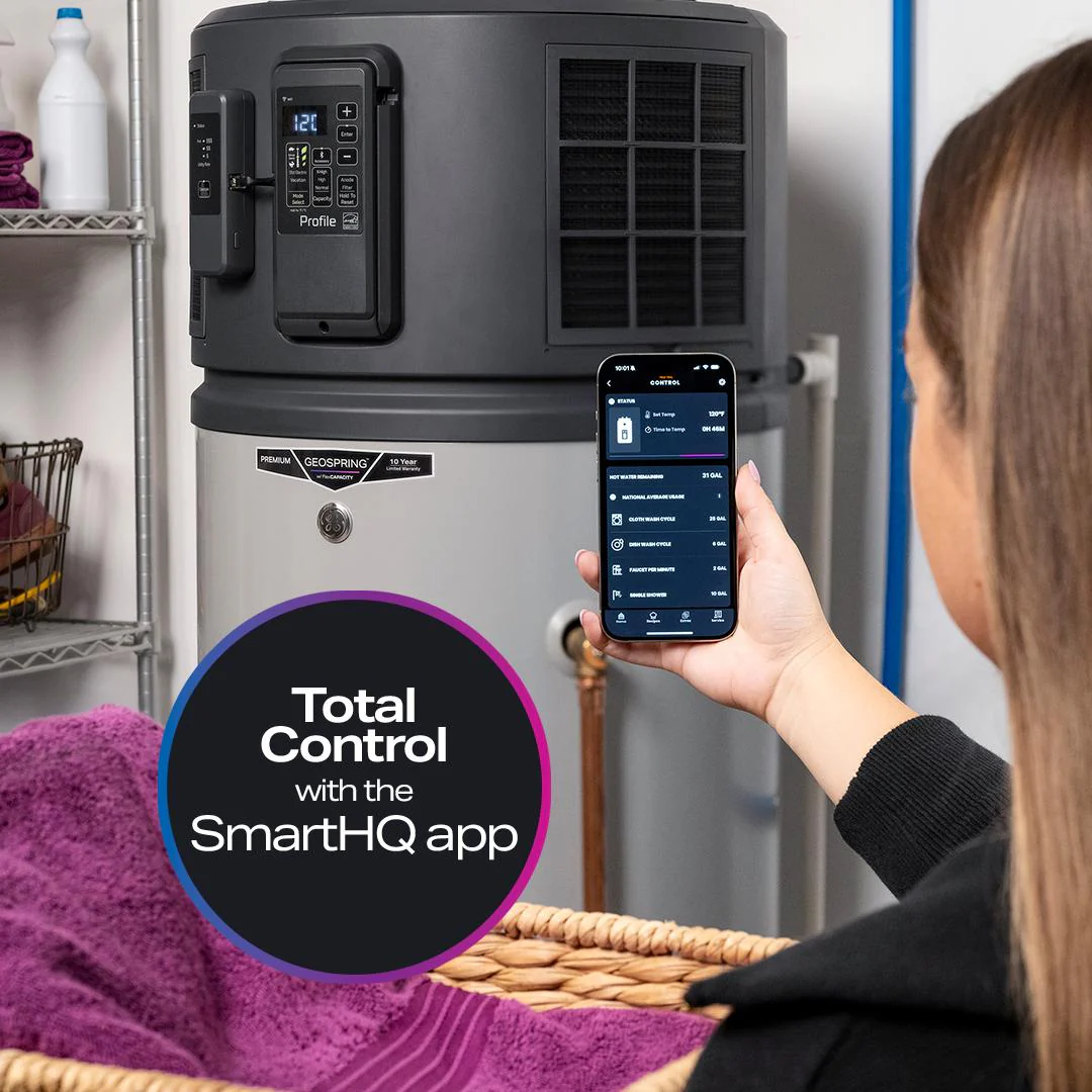 PH50S10BNY GE Profile™ GEOSPRING™ Smart Hybrid Heat Pump Water Heater 50-gallon - 240V - Image 7