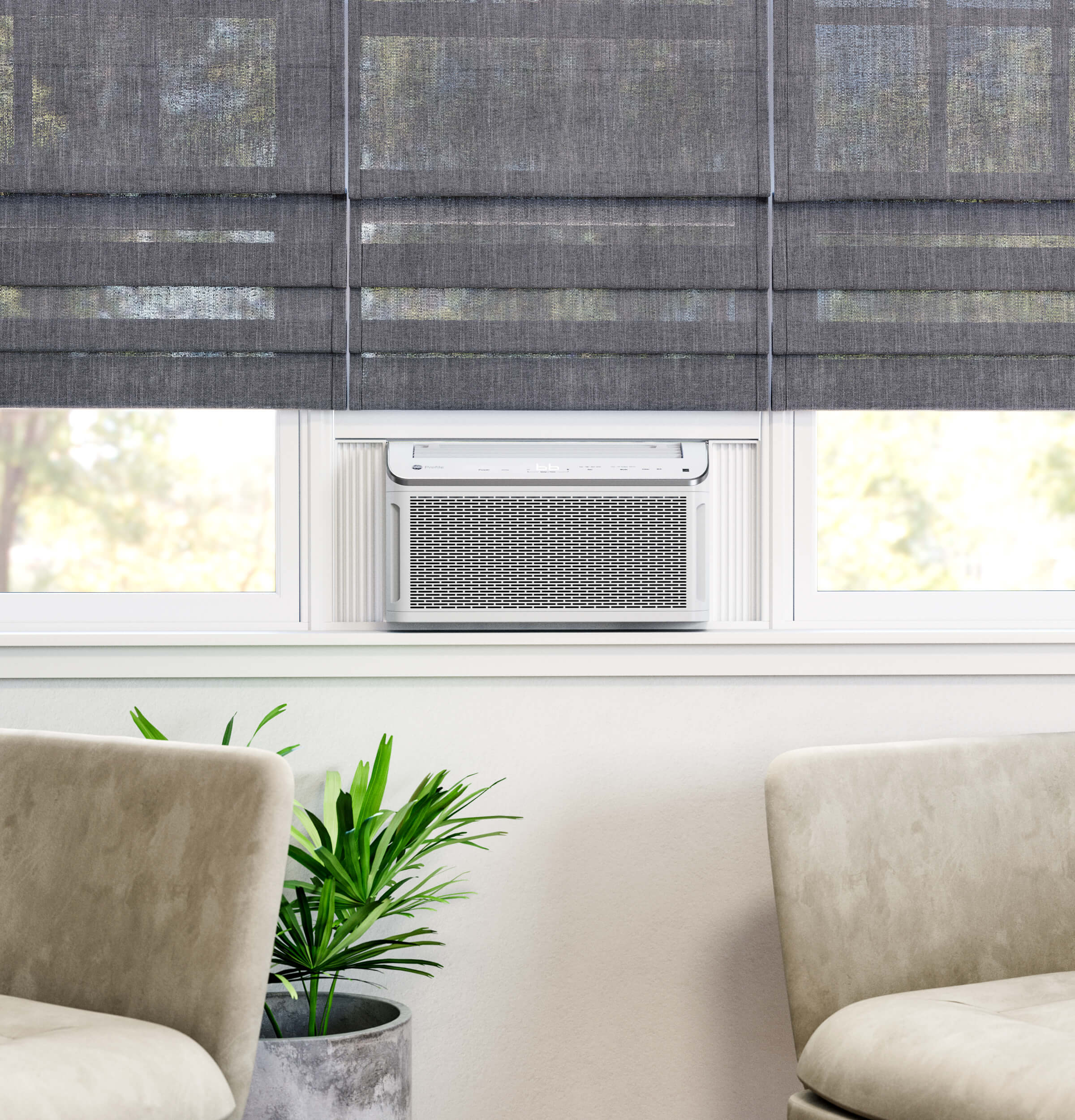 PHC08LY GE Profile™ 8,200 BTU Smart Ultra Quiet Window Air Conditioner for Medium Rooms up to 350 sq. ft. - Image 2