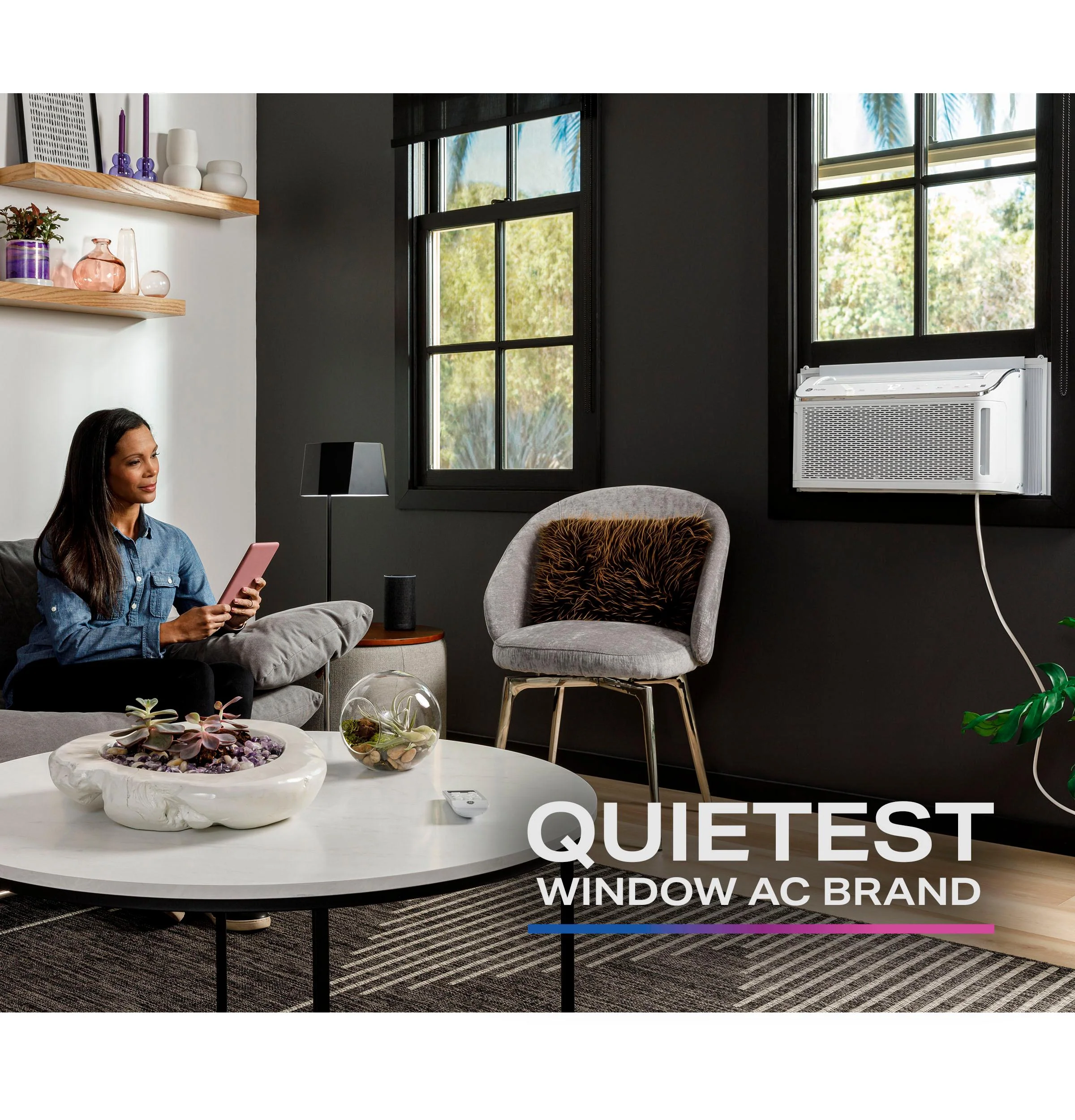 PHC08LY GE Profile™ 8,200 BTU Smart Ultra Quiet Window Air Conditioner for Medium Rooms up to 350 sq. ft. - Image 9
