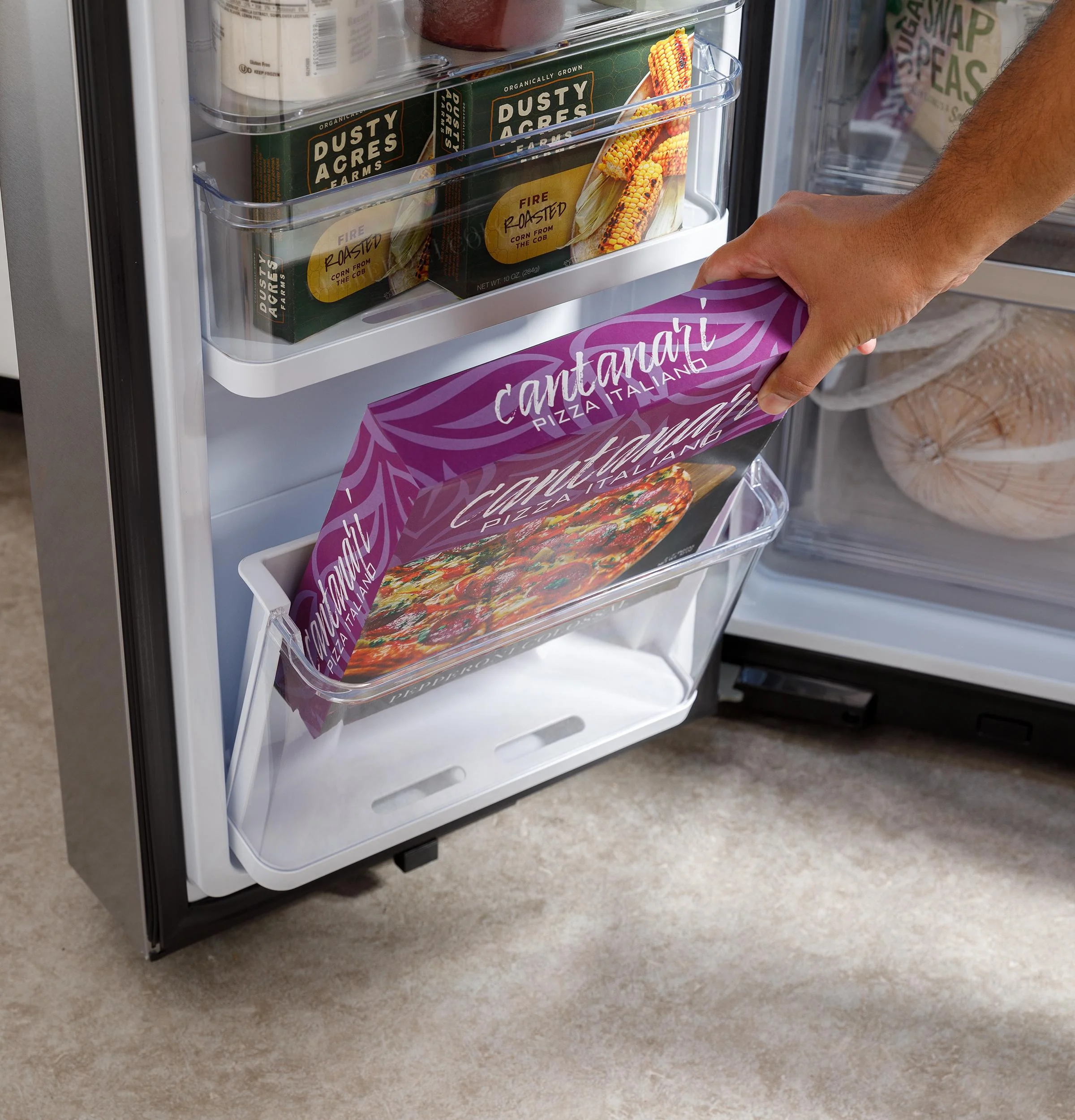 PHD23BYWFS GE Profile™ ENERGY STAR® 22.9 Cu. Ft. Counter-Depth Quad-Door Refrigerator with Dual-Dispense AutoFill Pitcher and Door in Door - Image 22