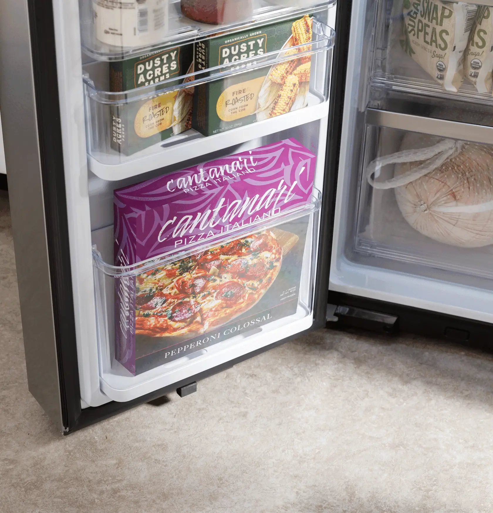 PHD23BYWFS GE Profile™ ENERGY STAR® 22.9 Cu. Ft. Counter-Depth Quad-Door Refrigerator with Dual-Dispense AutoFill Pitcher and Door in Door - Image 23