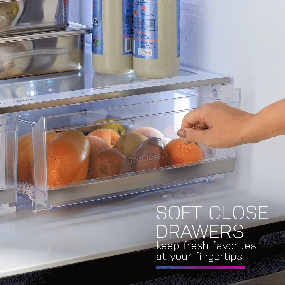 PHD23BYWFS GE Profile™ ENERGY STAR® 22.9 Cu. Ft. Counter-Depth Quad-Door Refrigerator with Dual-Dispense AutoFill Pitcher and Door in Door - Image 24