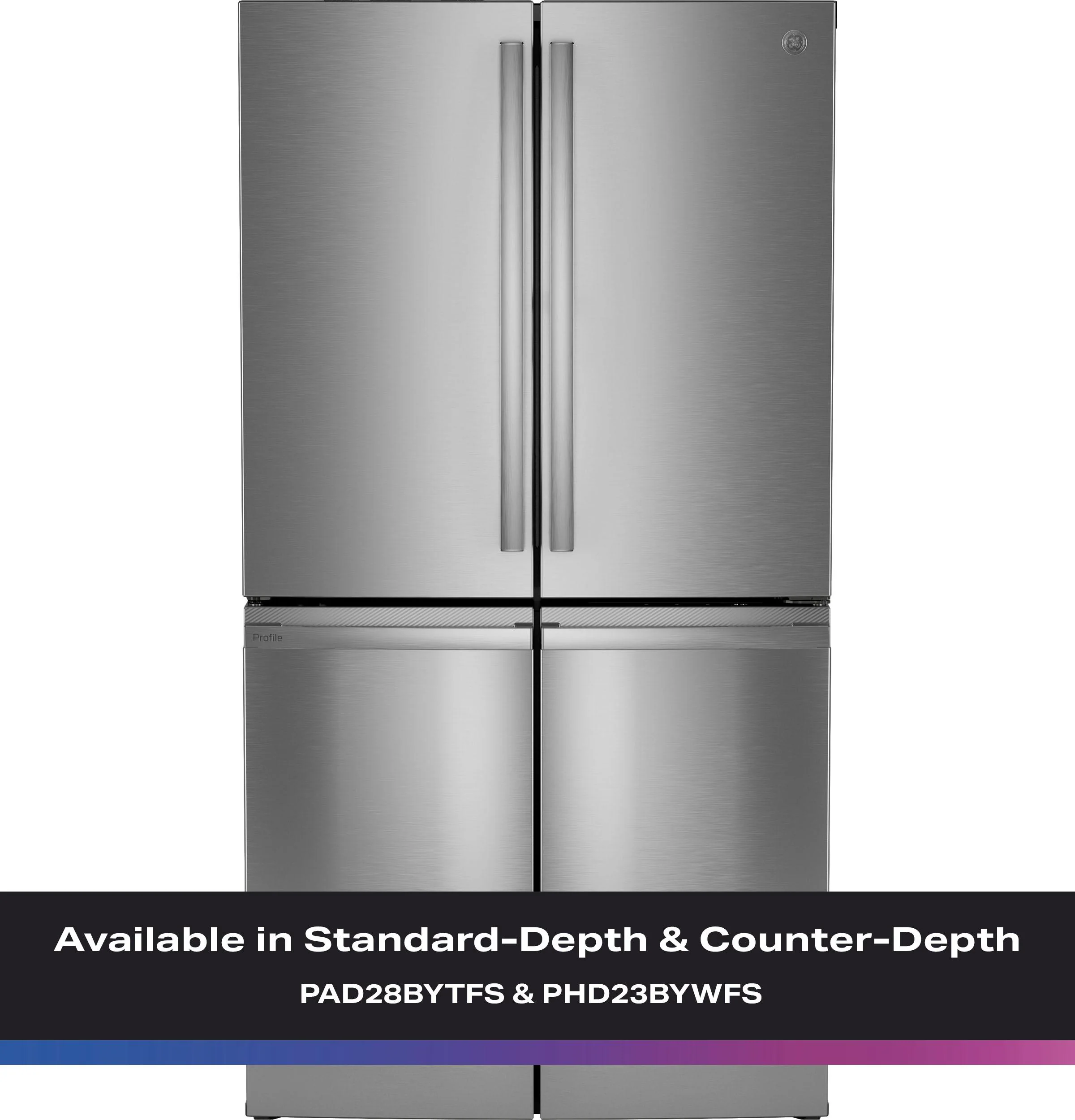 PHD23BYWFS GE Profile™ ENERGY STAR® 22.9 Cu. Ft. Counter-Depth Quad-Door Refrigerator with Dual-Dispense AutoFill Pitcher and Door in Door - Image 26