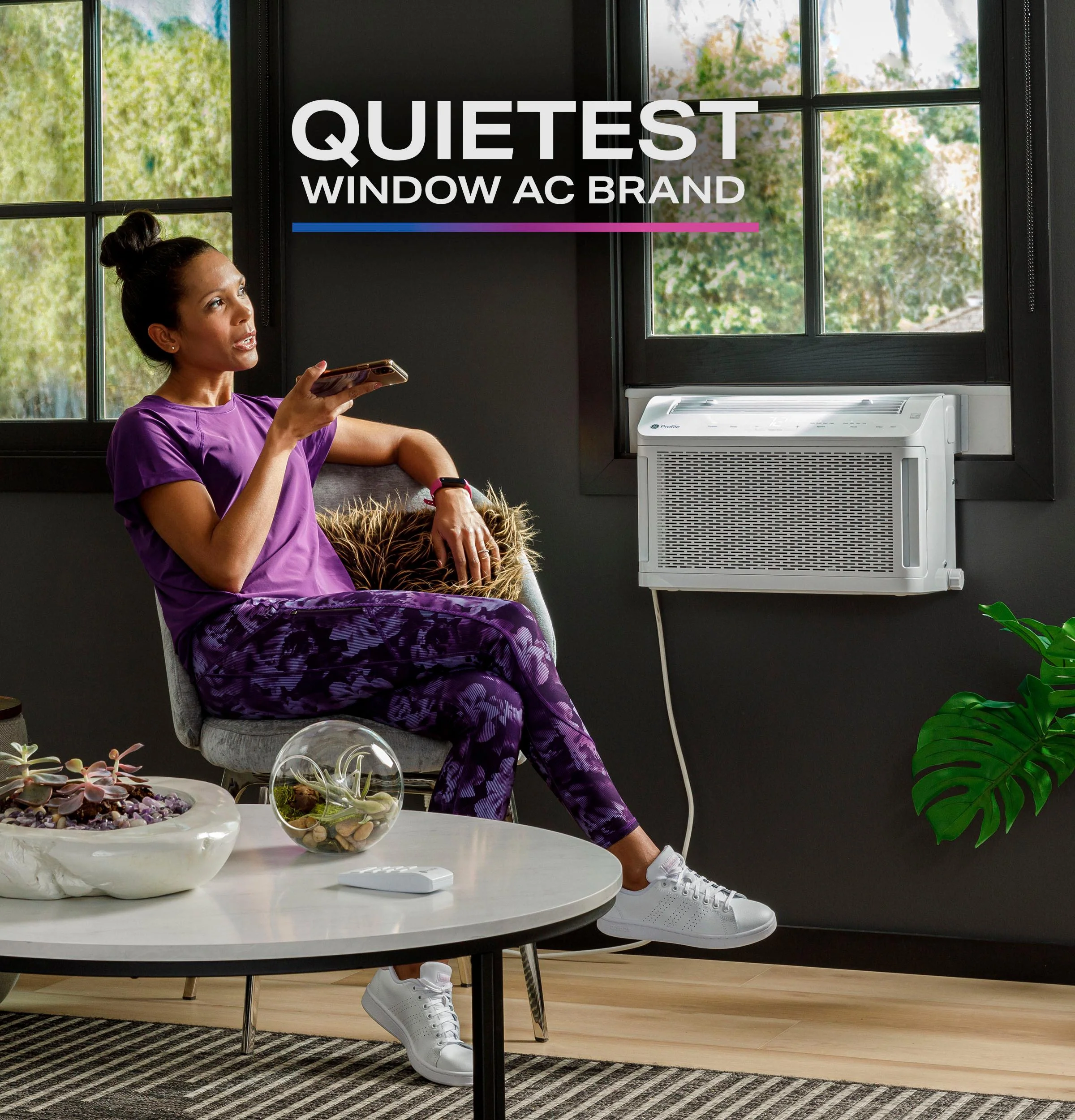 PHNT12CC GE Profile ClearView™ ENERGY STAR® 12,200 BTU Inverter Smart Ultra Quiet Window Air Conditioner for Large Rooms up to 550 sq. ft. - Image 11