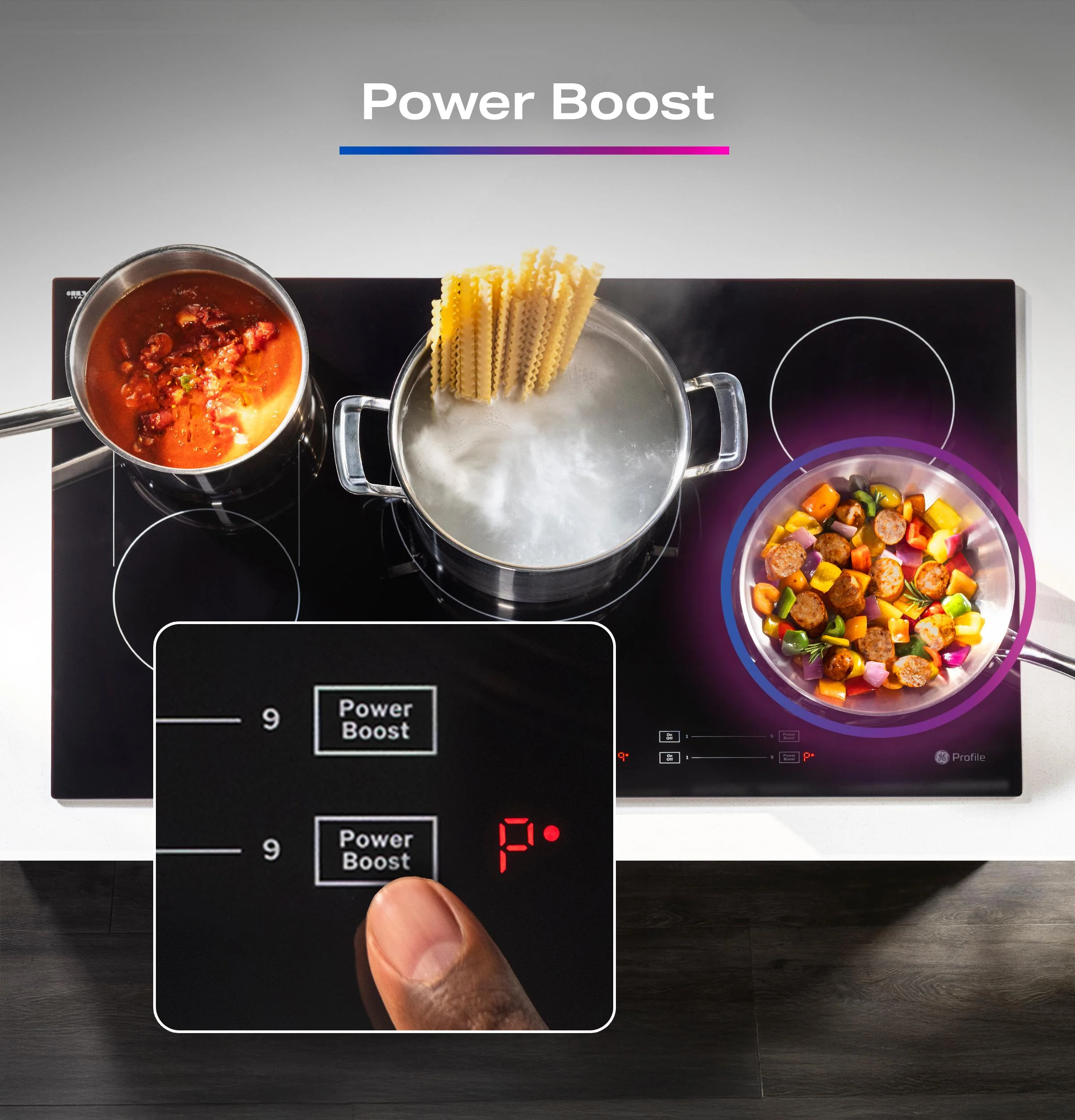 PHP6030DWBB GE Profile™ ENERGY STAR® 30" Built-In Touch Control Induction Cooktop - Image 8