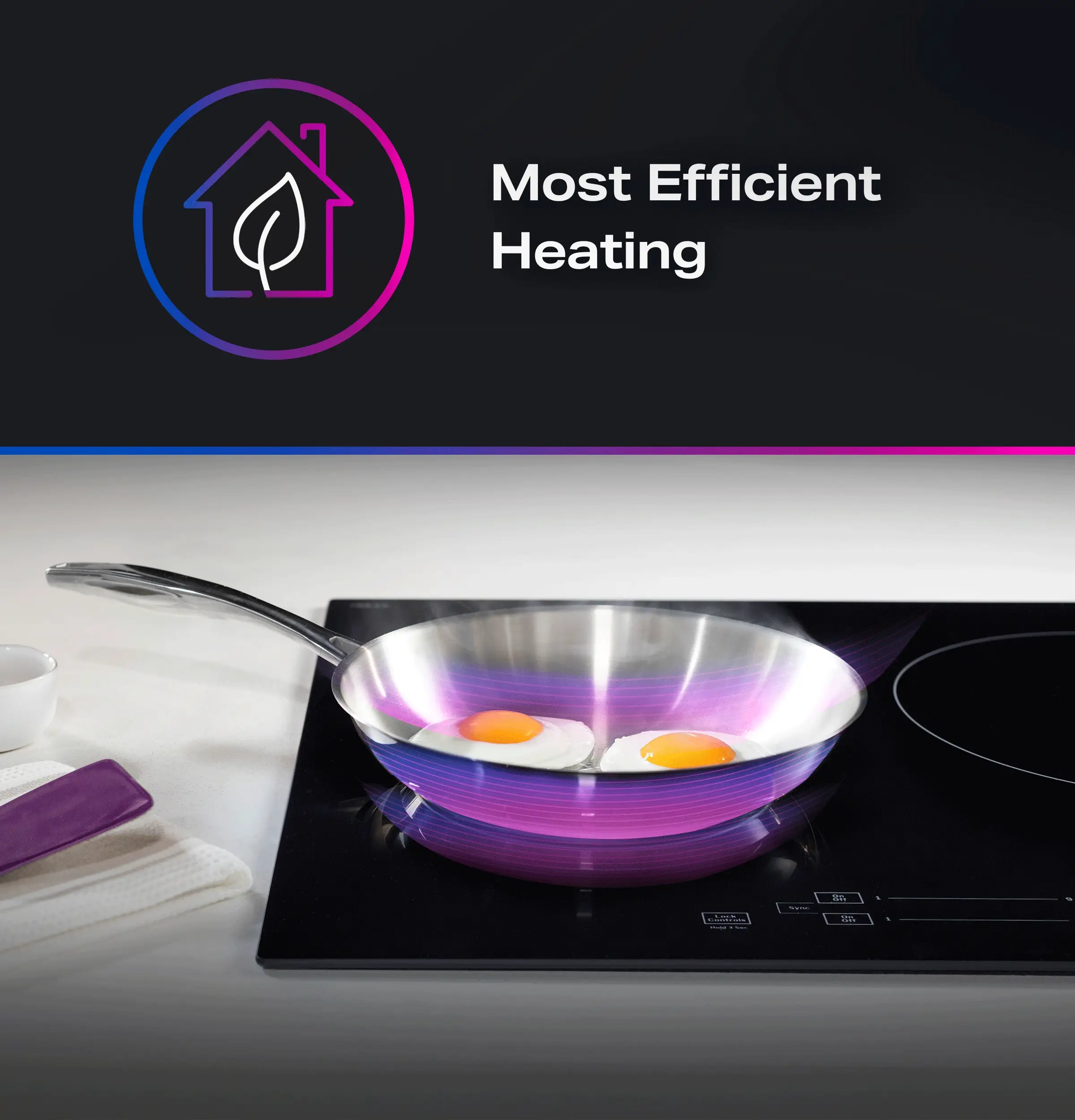 PHP6036DWBB GE Profile™ ENERGY STAR® 36" Built-In Touch Control Induction Cooktop - Image 10