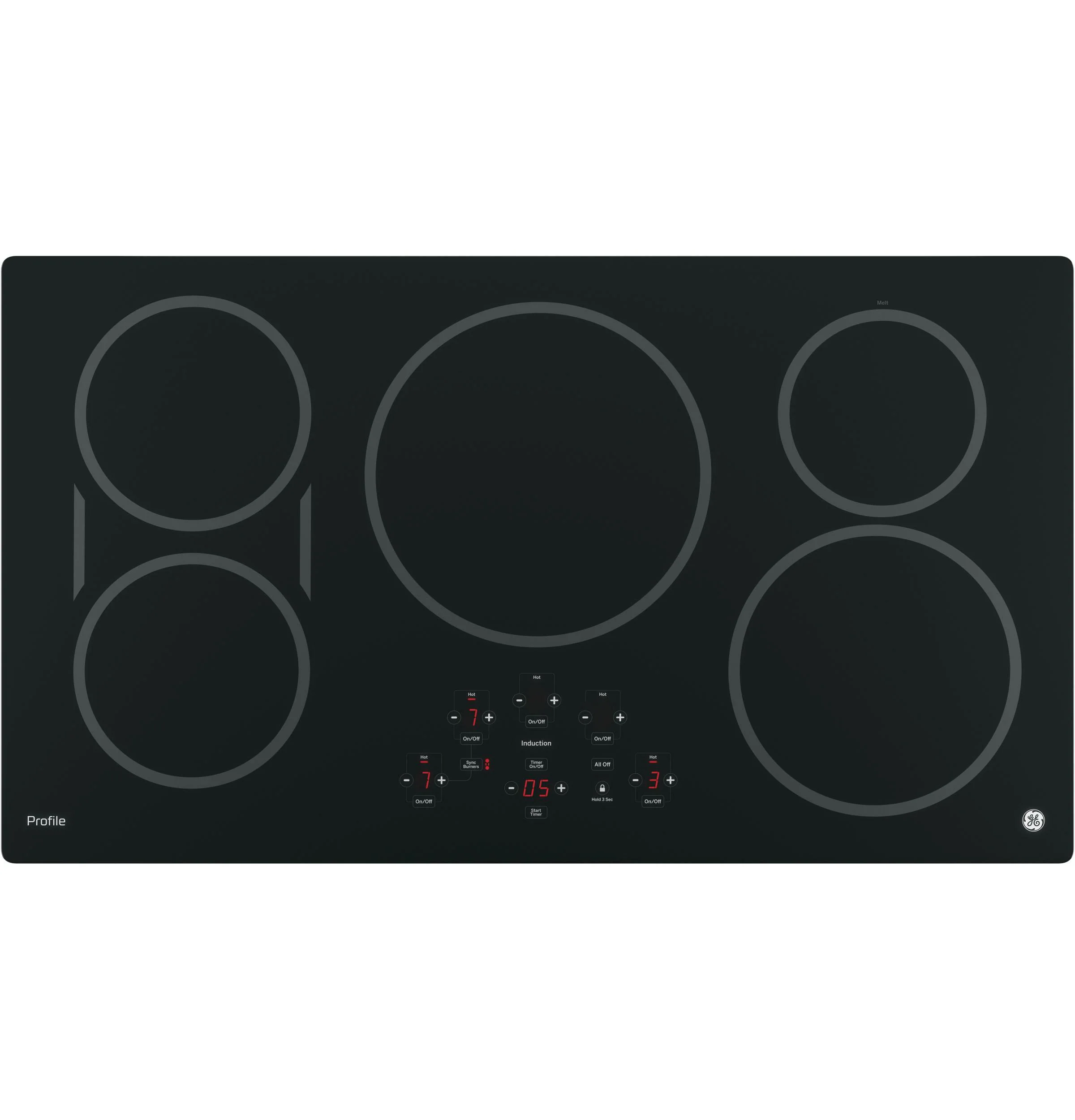 GE Profile™ 36" Built-In Touch Control Induction Cooktop - Image 3