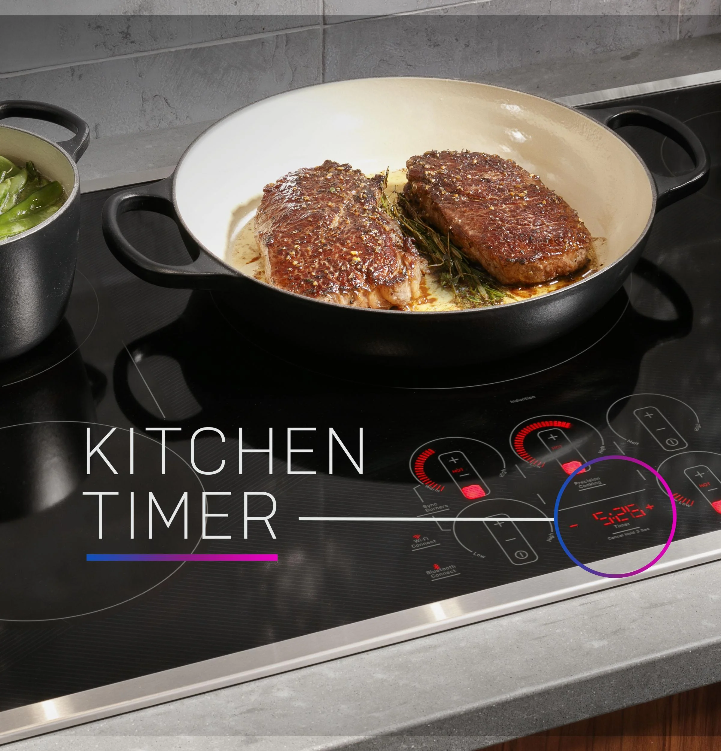 PHP9036DTBB GE Profile™ ENERGY STAR® 36" Built-In Touch Control Induction Cooktop - Image 57