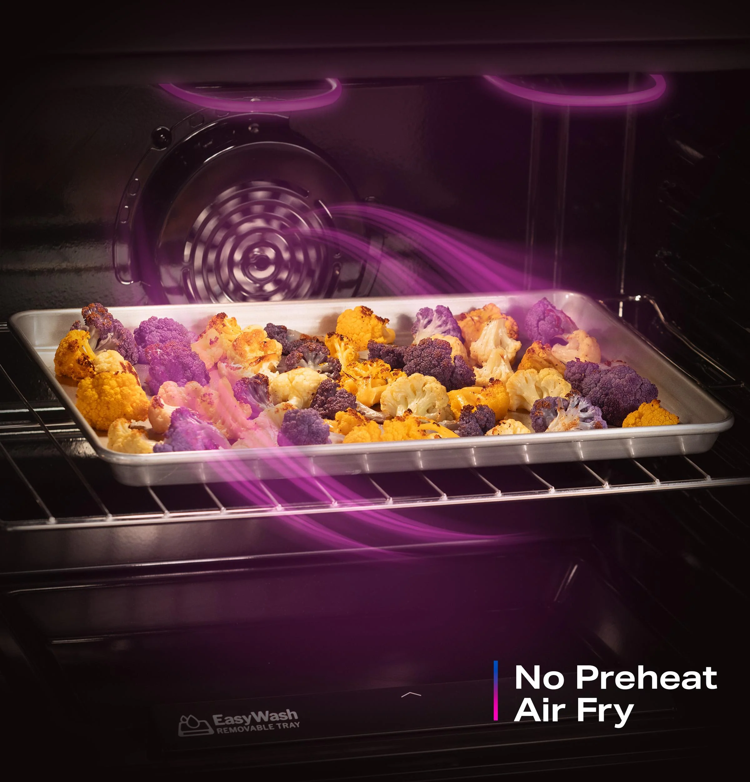 PHS700AYFS GE Profile™ ENERGY STAR® 30" Smart Slide-In Induction and Convection Range with No Preheat Air Fry and EasyWash™ Oven Tray - Image 16