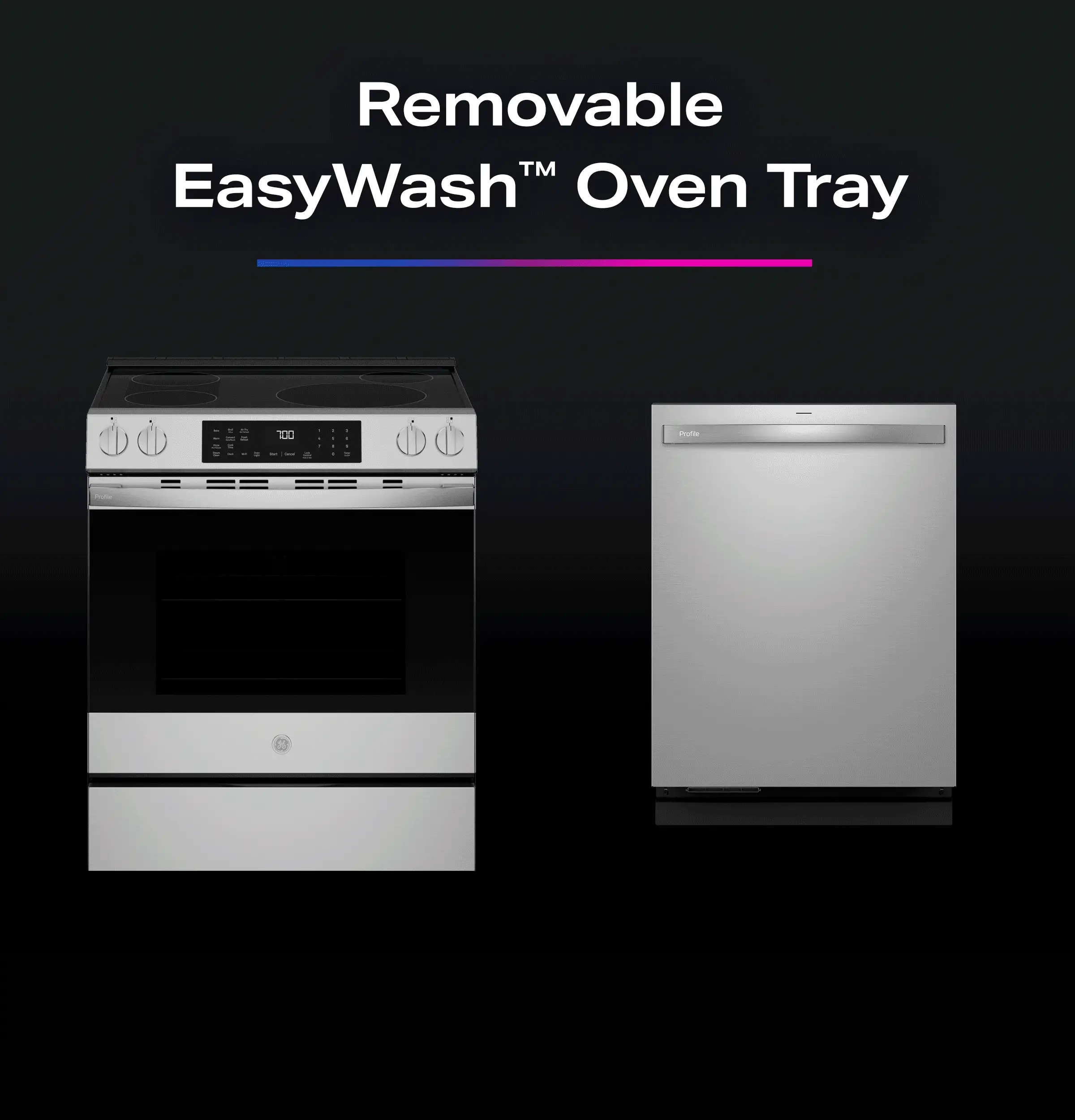 PHS700AYFS GE Profile™ ENERGY STAR® 30" Smart Slide-In Induction and Convection Range with No Preheat Air Fry and EasyWash™ Oven Tray - Image 29