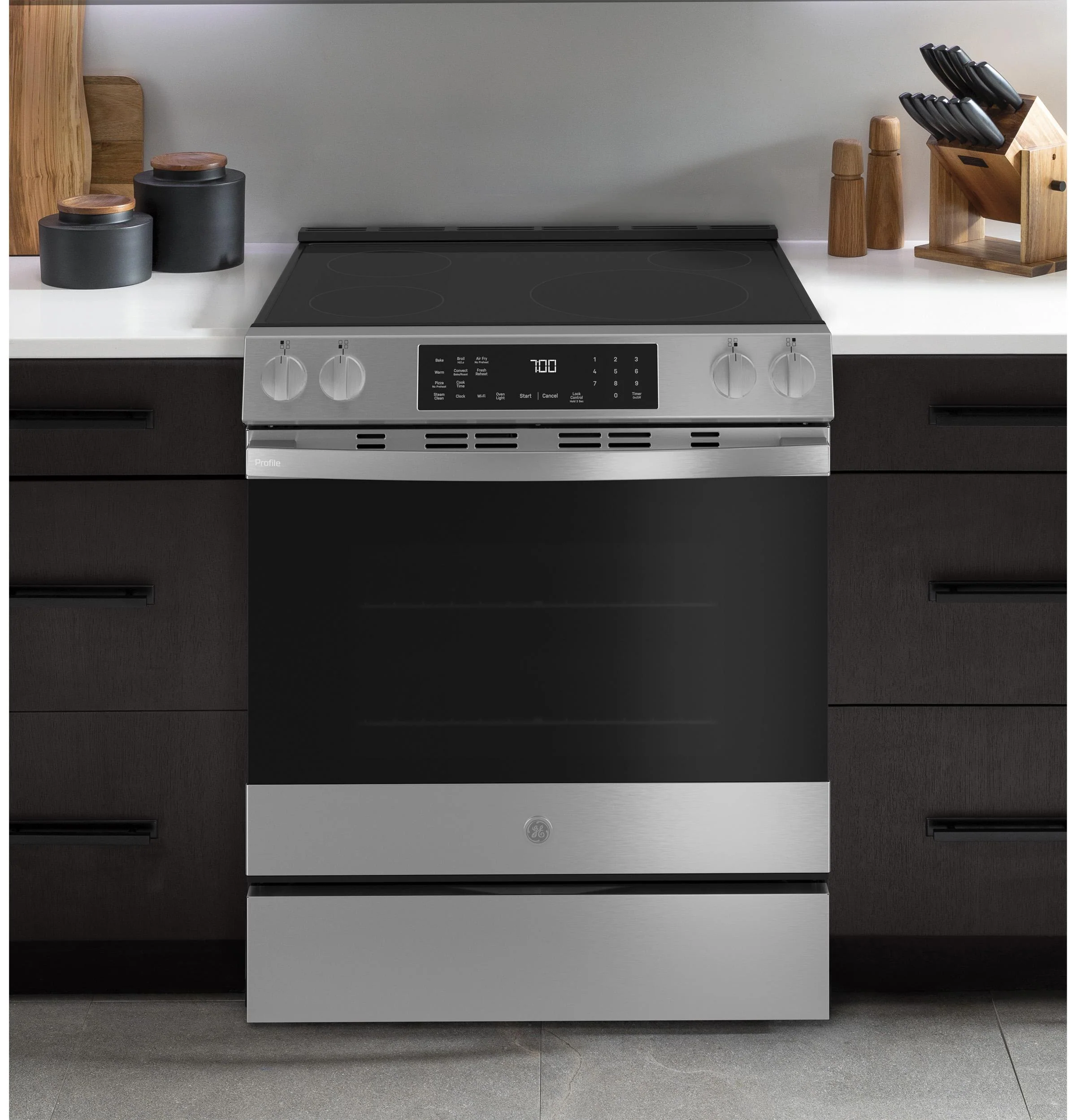 PHS700AYFS GE Profile™ ENERGY STAR® 30" Smart Slide-In Induction and Convection Range with No Preheat Air Fry and EasyWash™ Oven Tray - Image 33