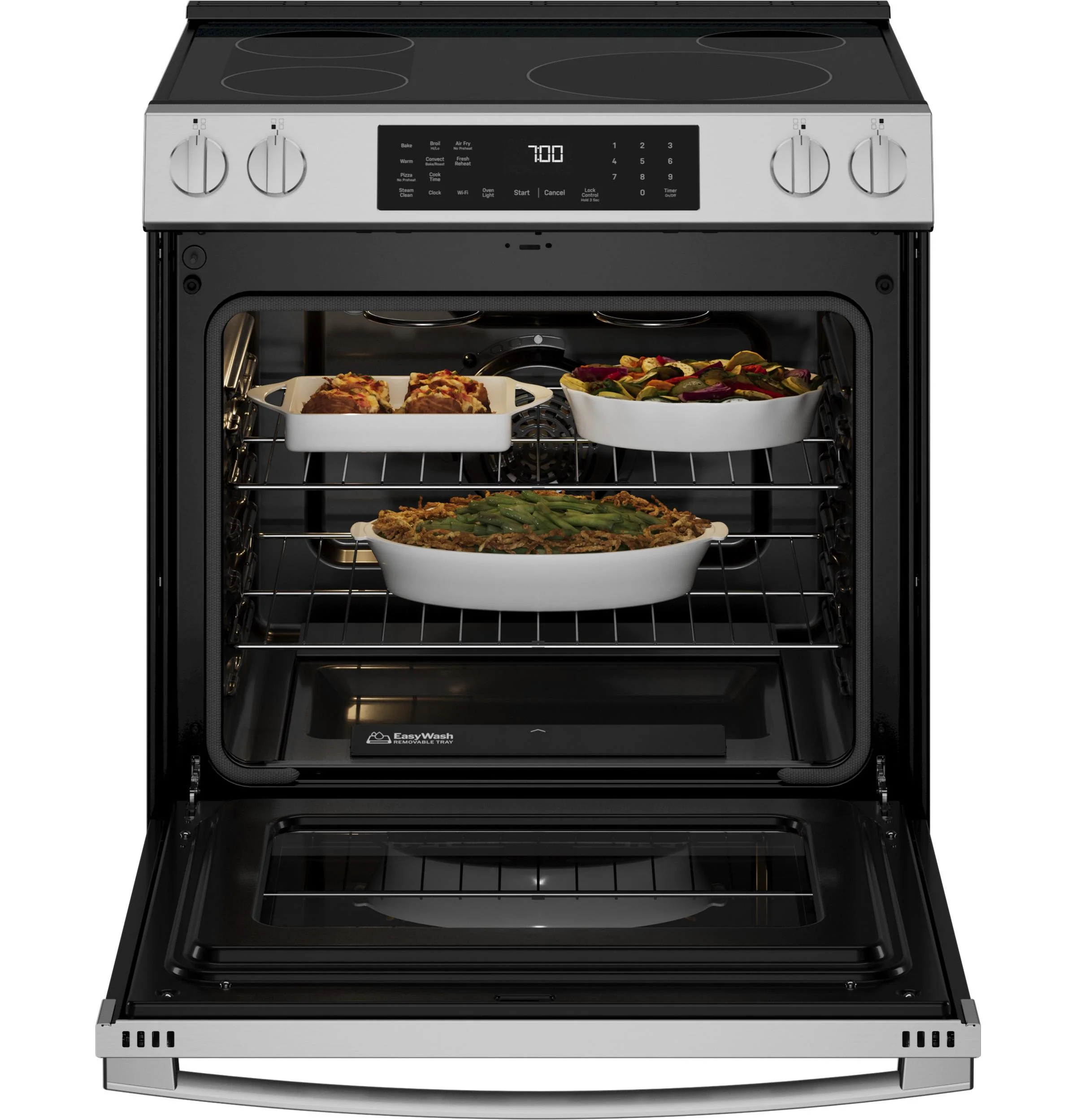 PHS700AYFS GE Profile™ ENERGY STAR® 30" Smart Slide-In Induction and Convection Range with No Preheat Air Fry and EasyWash™ Oven Tray - Image 34